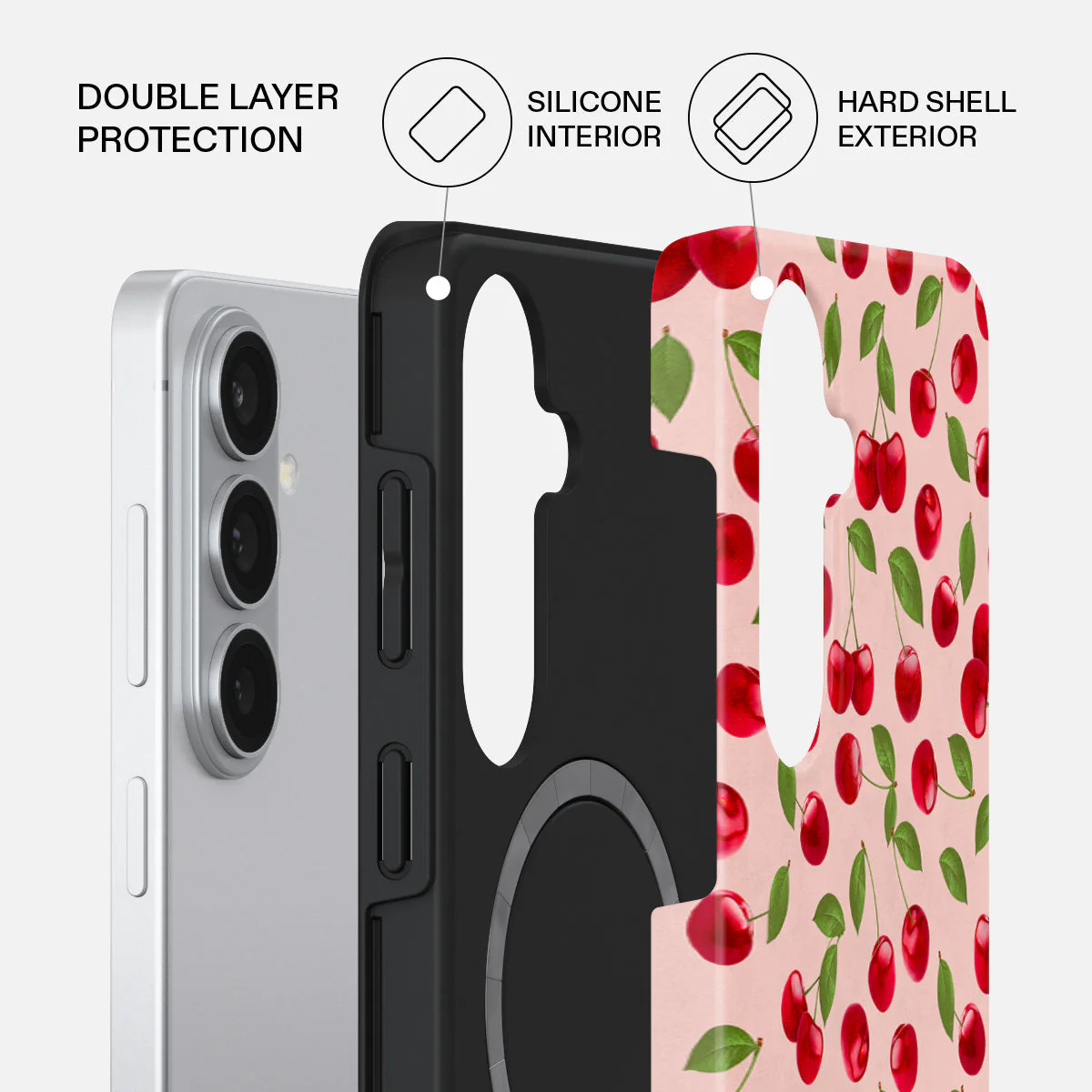 Afternoon Treat - Cherry Samsung Galaxy S26 Case - Image 2