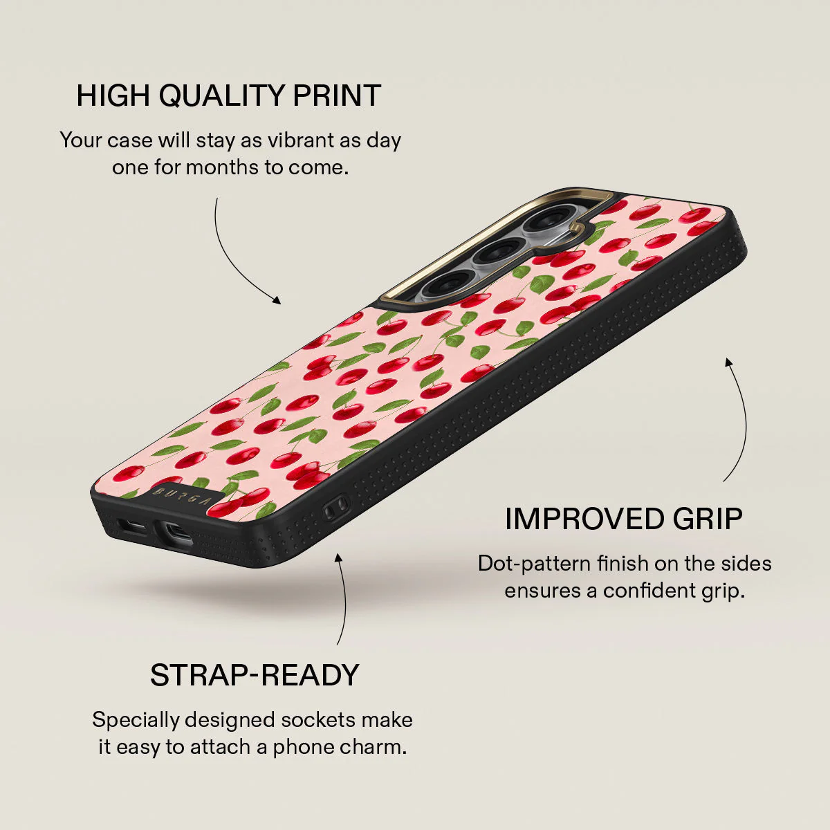Afternoon Treat - Cherry Samsung Galaxy S26 Plus Case - Image 9