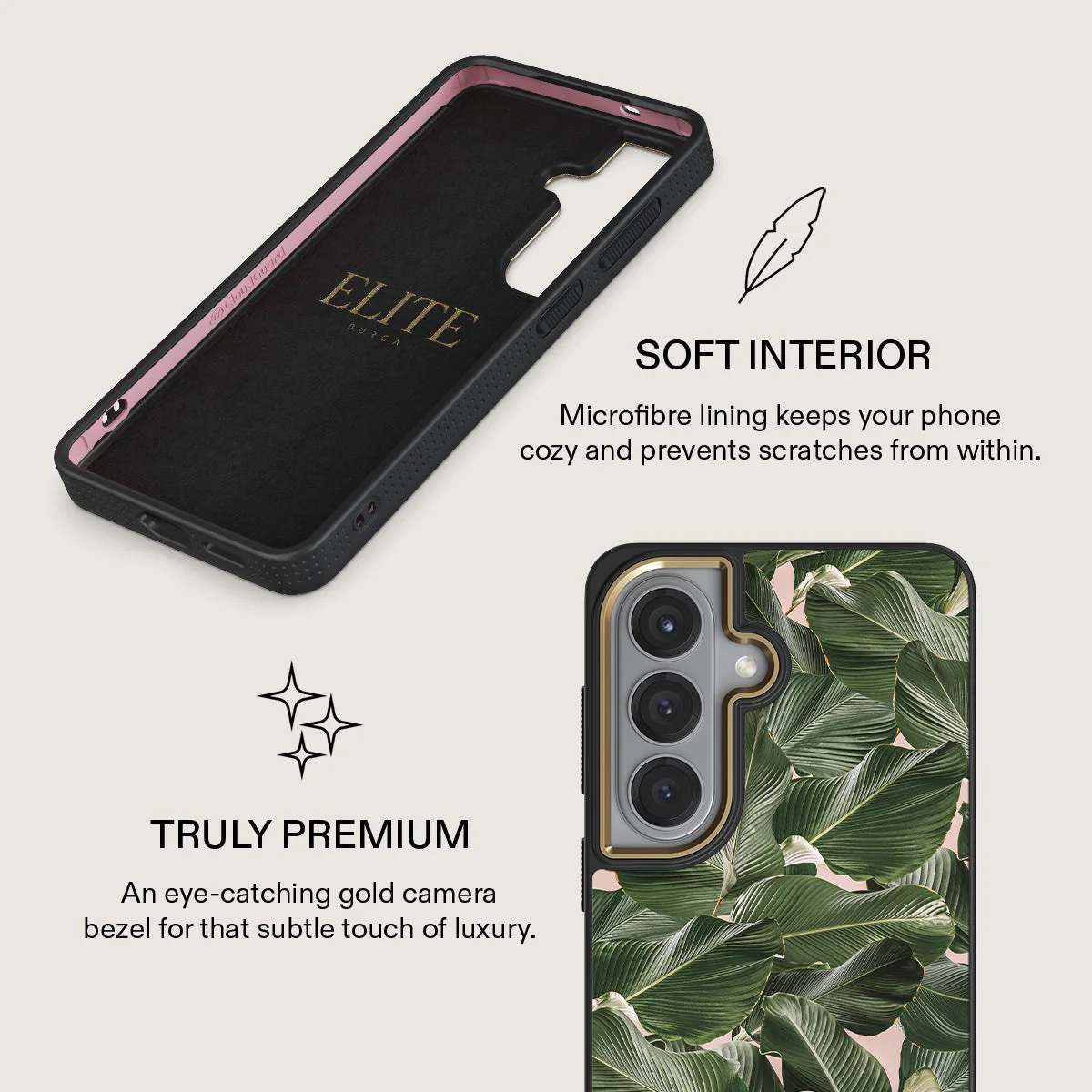 So Lush - Bannana Leaves Samsung Galaxy S26 Plus Case - Image 10