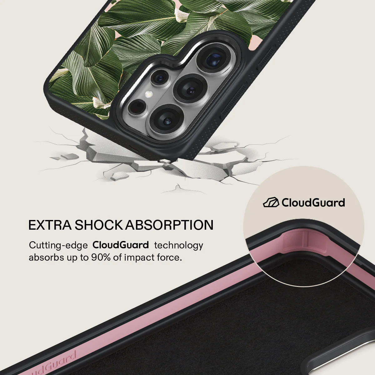 So Lush - Bannana Leaves Samsung Galaxy S26 Ultra Case - Image 14