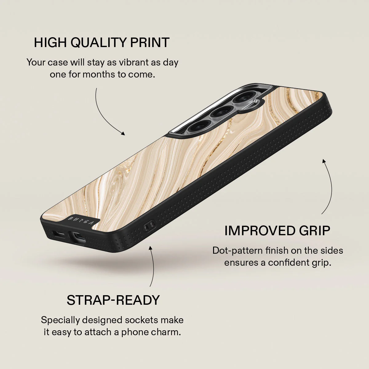 Full Glam - Beige Samsung Galaxy S26 Case - Image 23