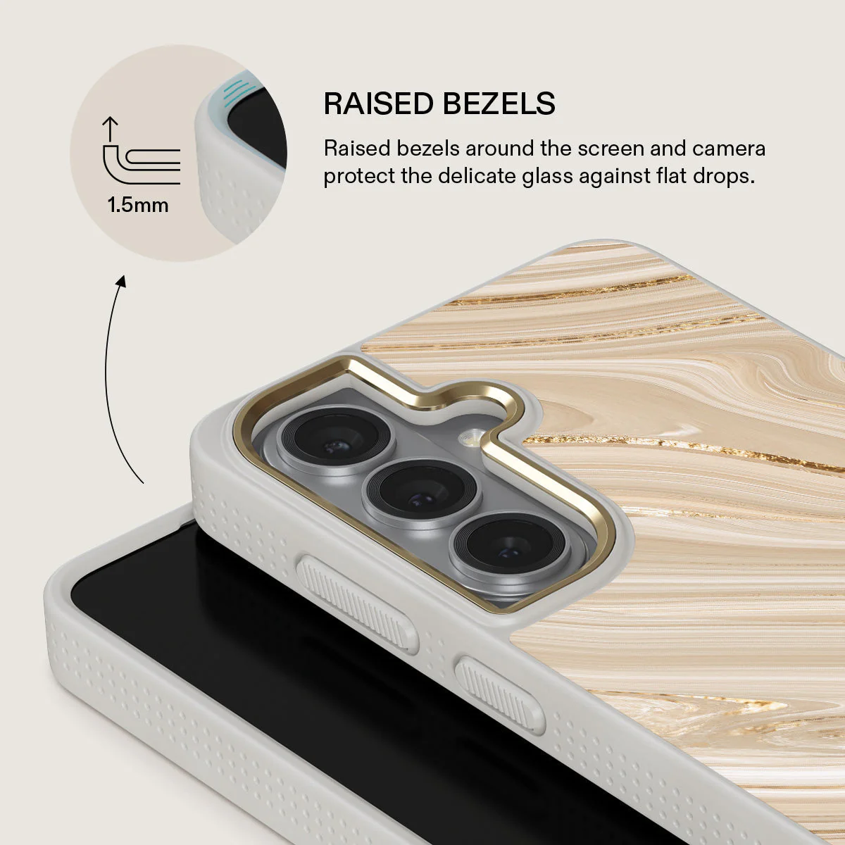 Full Glam - Beige Samsung Galaxy S26 Plus Case - Image 29