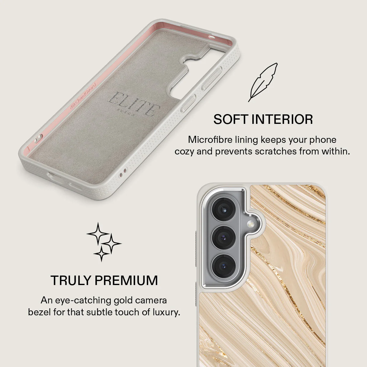 Full Glam - Beige Samsung Galaxy S26 Plus Case - Image 38