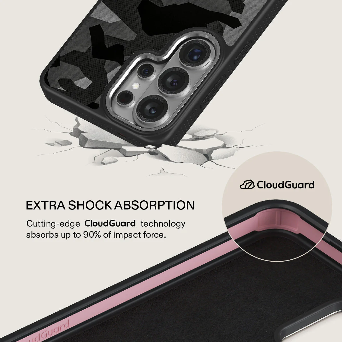 Night Black Camouflage - Samsung Galaxy S26 Ultra Case - Image 21
