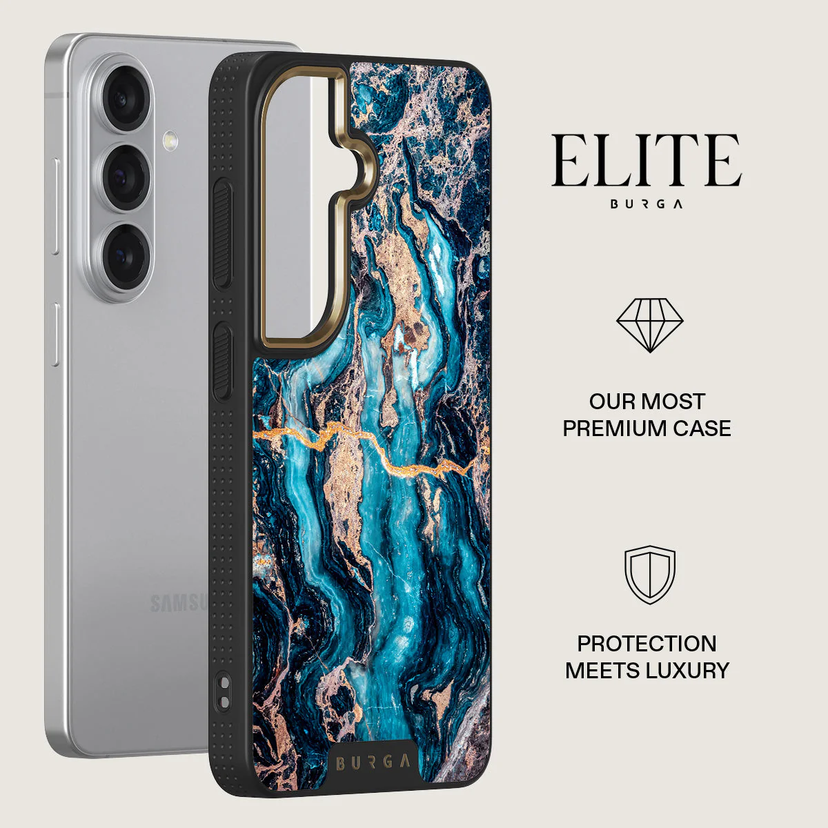Mystic River - Blue Marble Samsung Galaxy S26 Case - Image 6