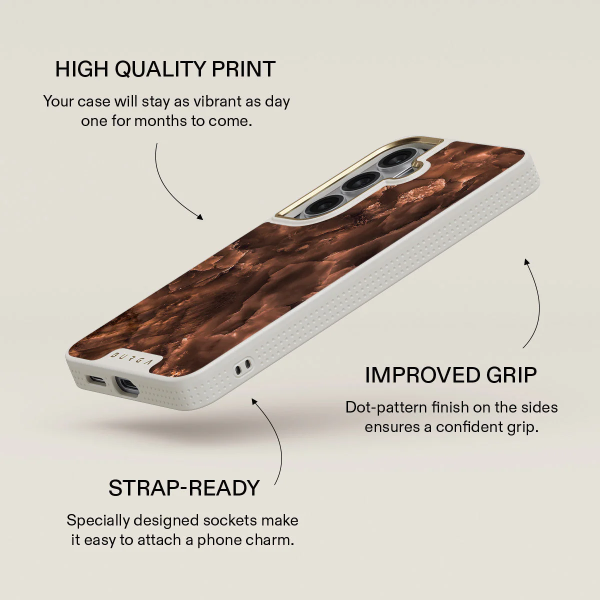 Toasted Chestnut - Brown Samsung Galaxy S26 Case - Image 30