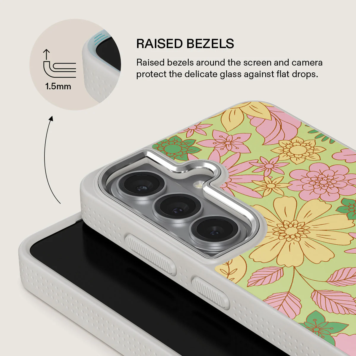 Amalfi Coast - Colorful Floral Samsung Galaxy S26 Case - Image 36