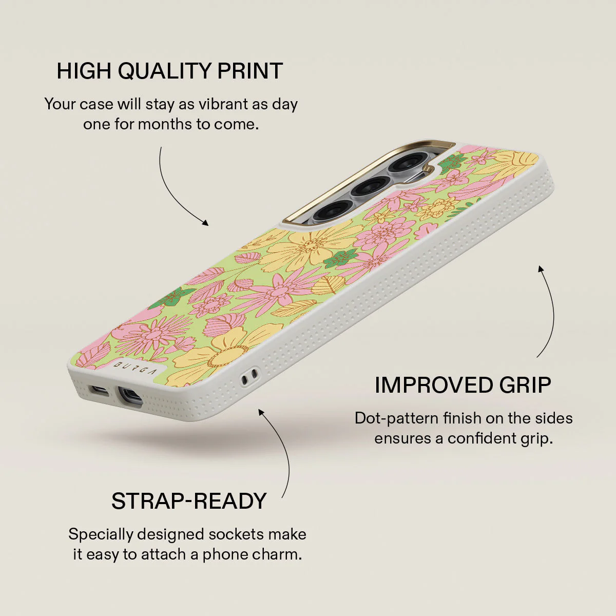 Amalfi Coast - Colorful Floral Samsung Galaxy S26 Plus Case - Image 30