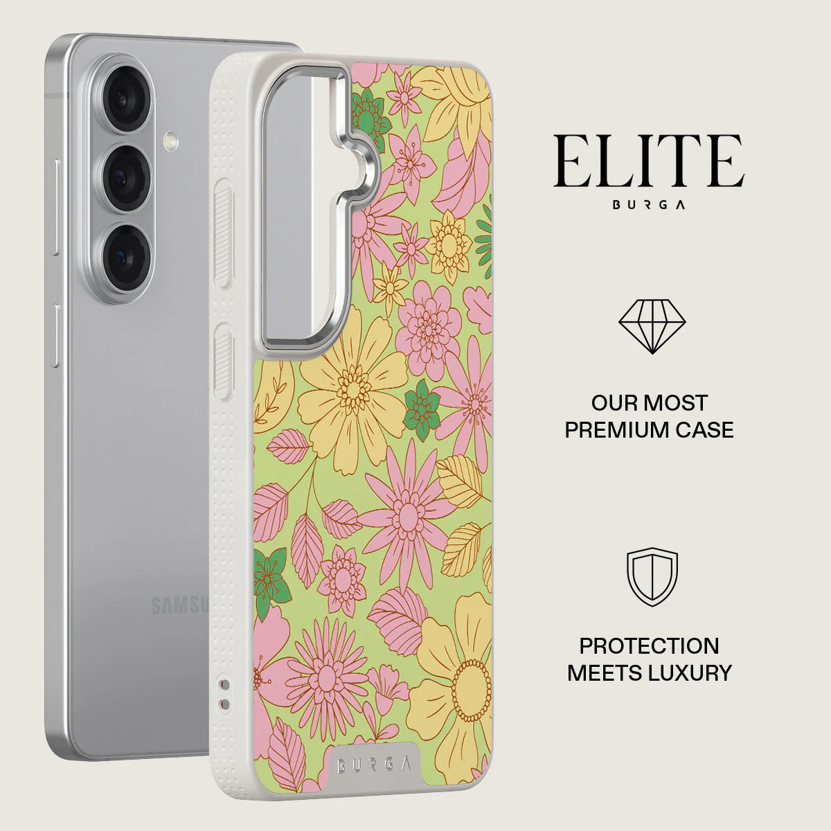 Amalfi Coast - Colorful Floral Samsung Galaxy S26 Plus Case - Image 34