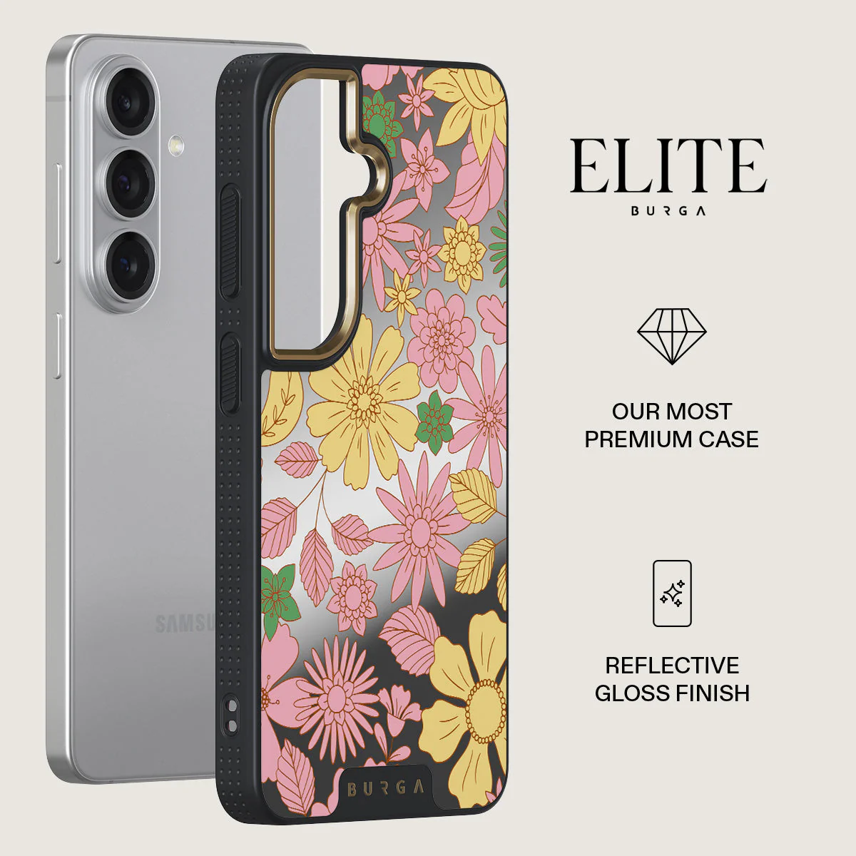 Amalfi Coast - Colorful Floral Samsung Galaxy S26 Plus Case - Image 41