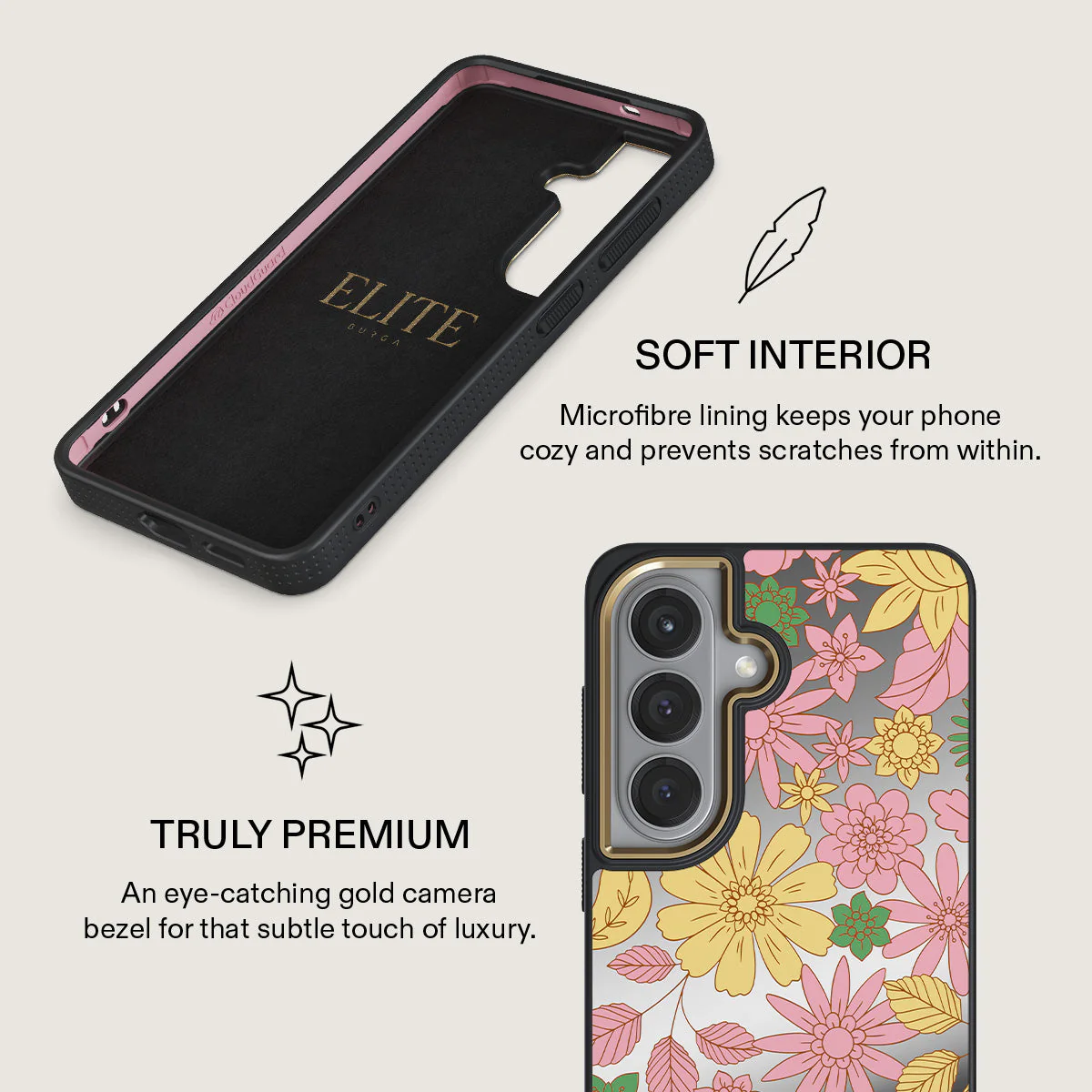Amalfi Coast - Colorful Floral Samsung Galaxy S26 Plus Case - Image 46