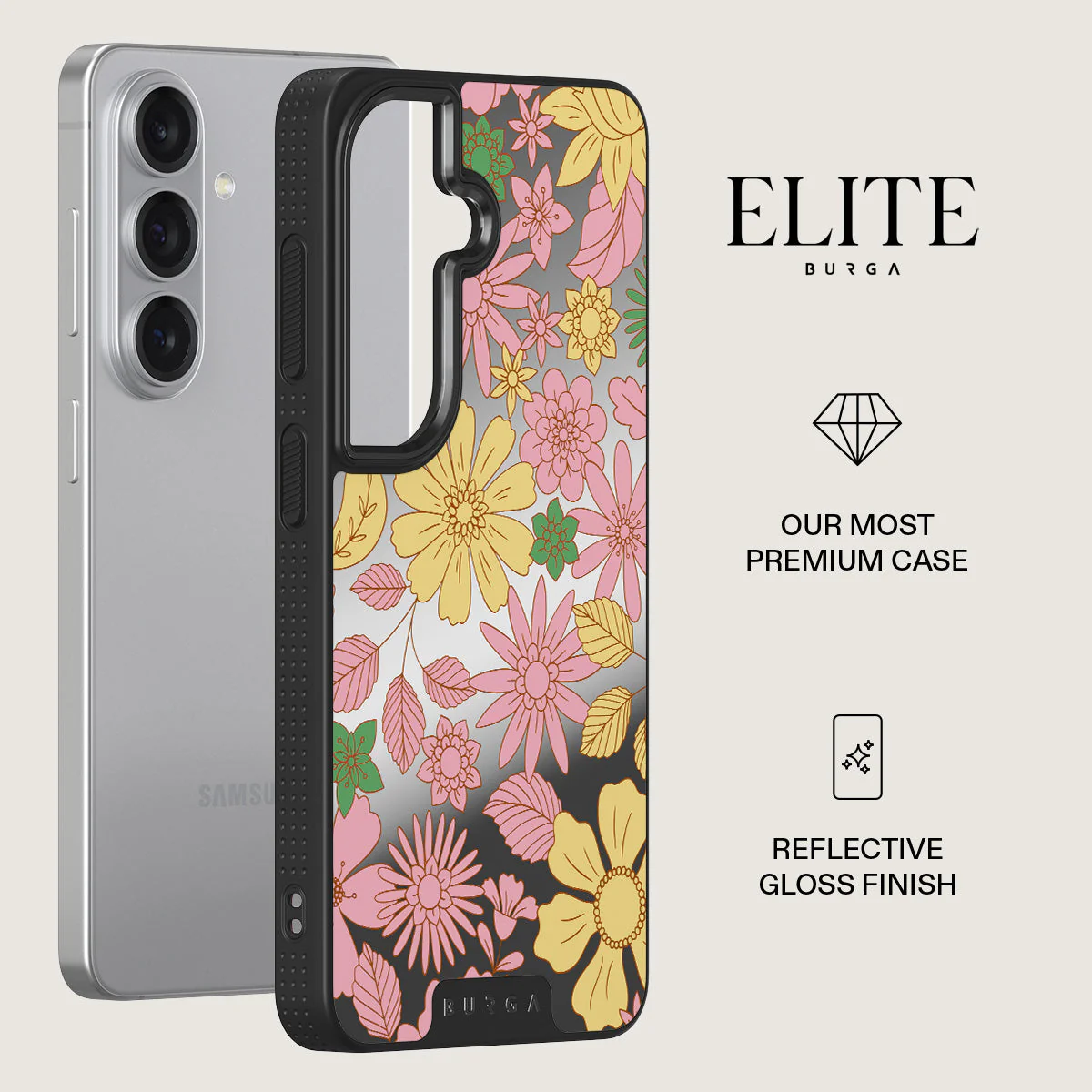 Amalfi Coast - Colorful Floral Samsung Galaxy S26 Plus Case - Image 49