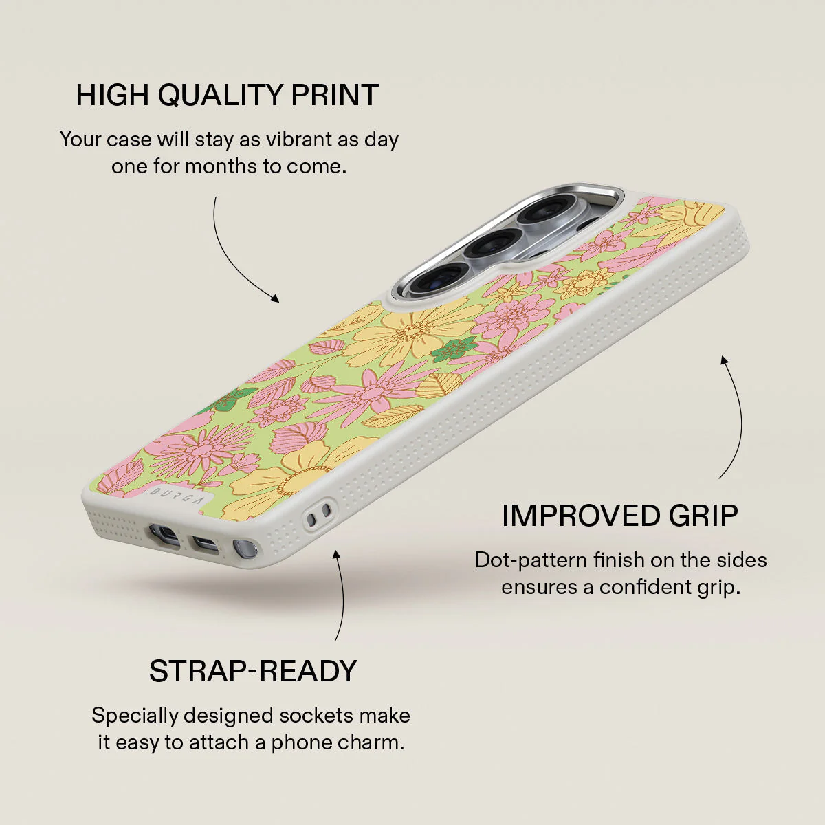 Amalfi Coast - Colorful Floral Samsung Galaxy S26 Ultra Case - Image 37