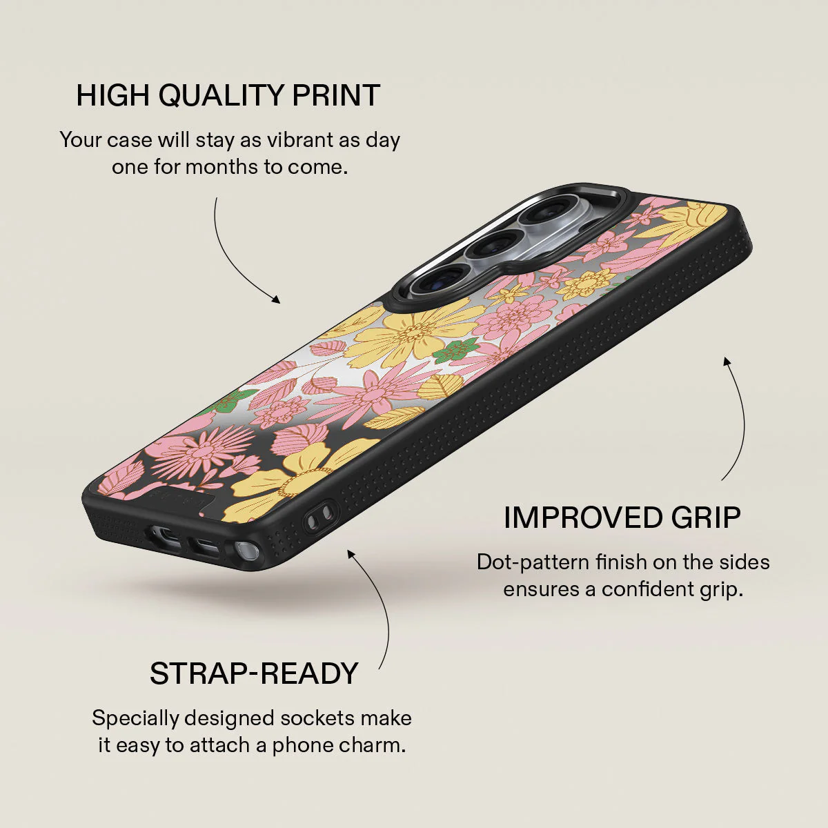 Amalfi Coast - Colorful Floral Samsung Galaxy S26 Ultra Case - Image 53