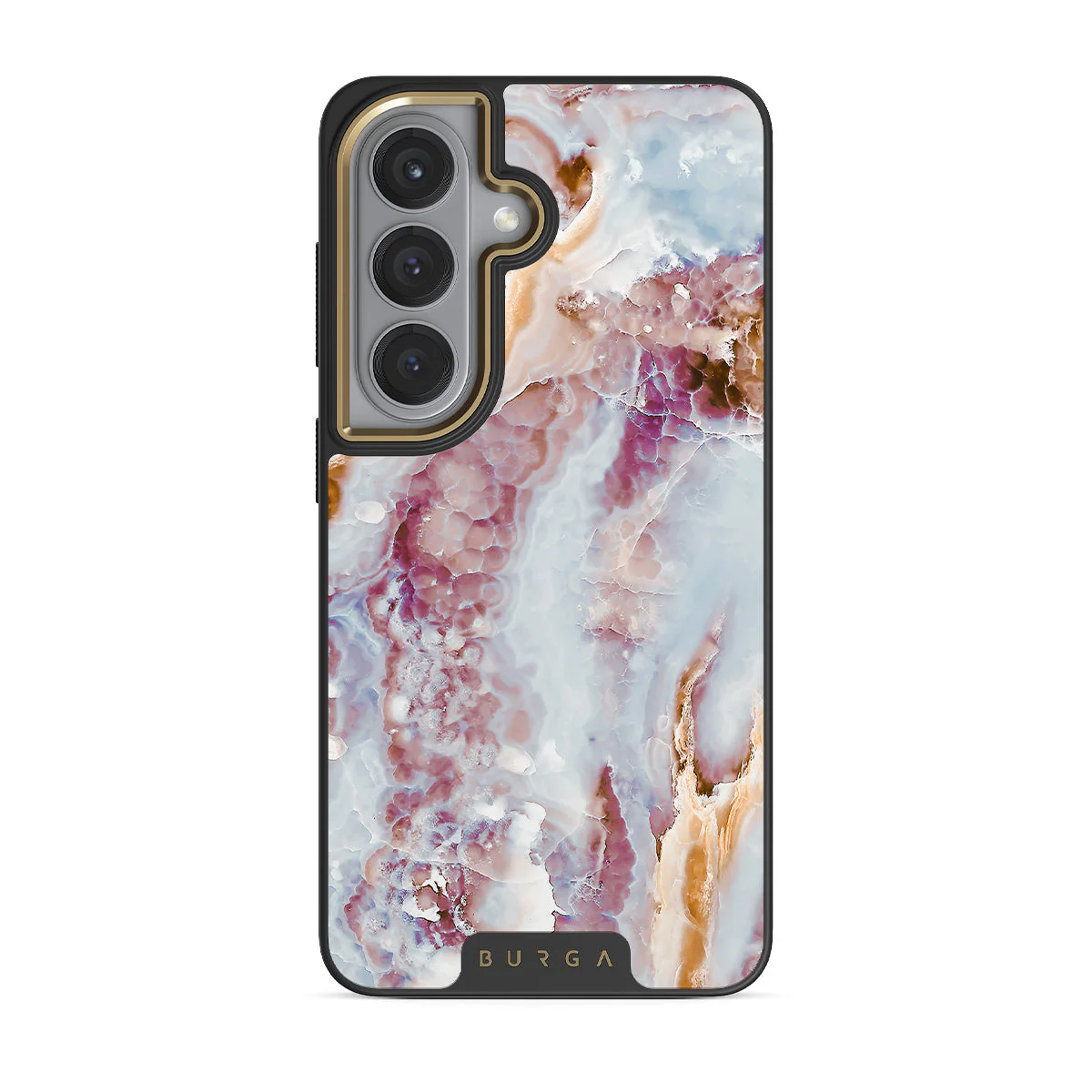 Frozen Leaves - Cute Marble Samsung Galaxy S26 Plus Case - Image 5