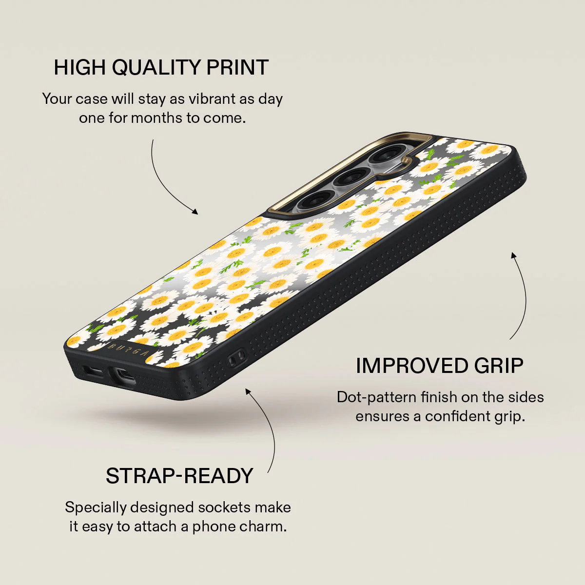 Pure Bliss - Daisy Samsung Galaxy S26 Plus Case - Image 45
