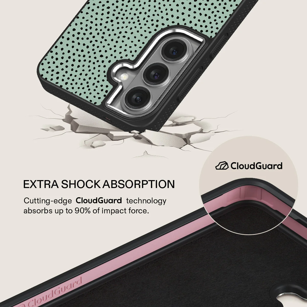 Mint Gelato - Dots Samsung Galaxy S26 Case - Image 21