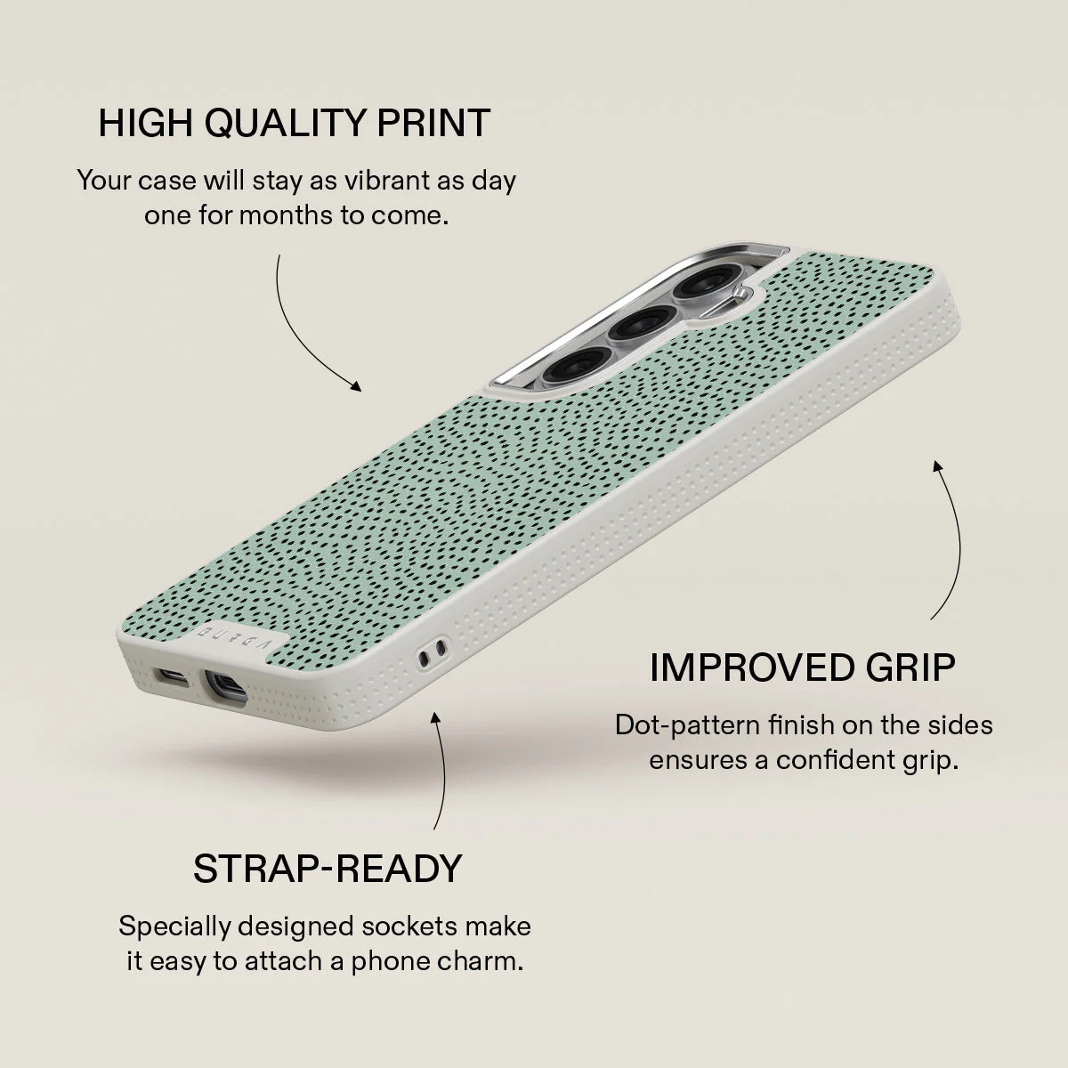 Mint Gelato - Dots Samsung Galaxy S26 Case - Image 37