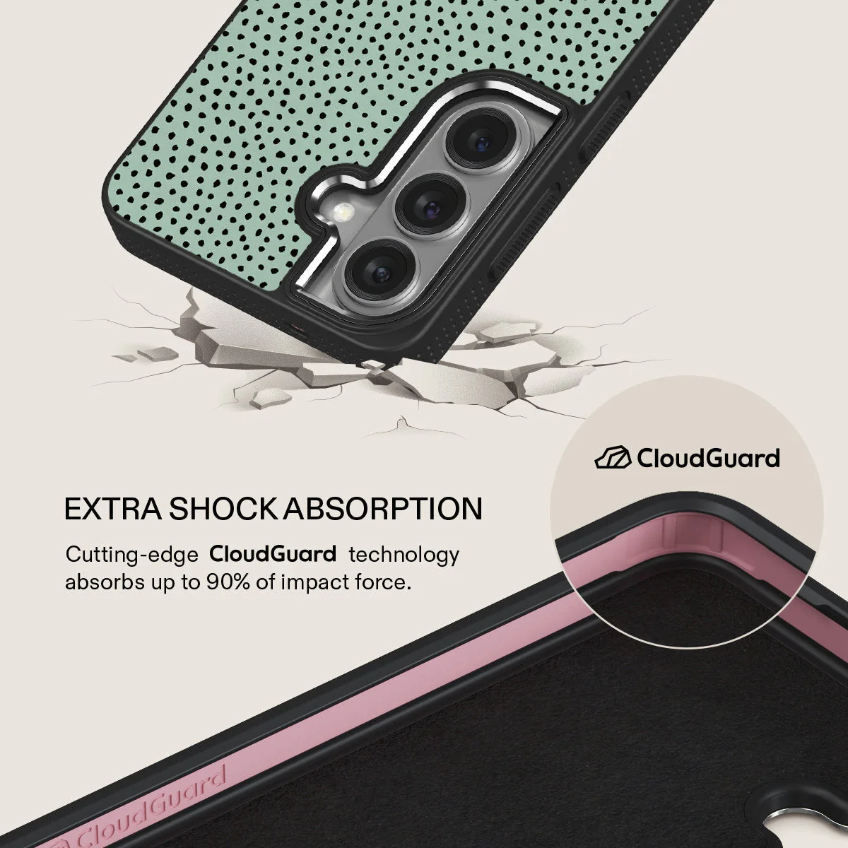 Mint Gelato - Dots Samsung Galaxy S26 Plus Case - Image 14