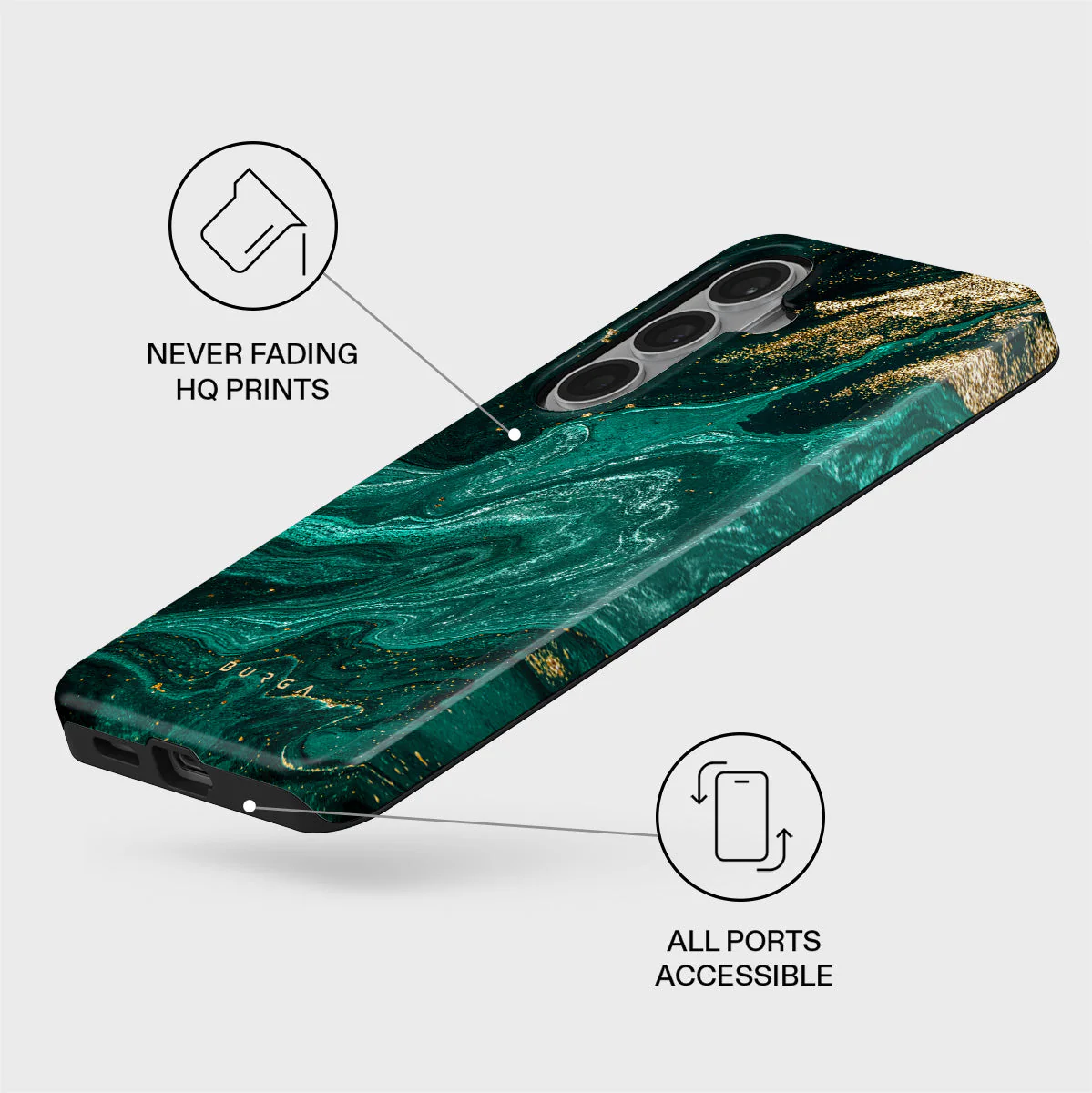 Emerald Pool - Elegant Samsung Galaxy S26 Plus Case - Image 3
