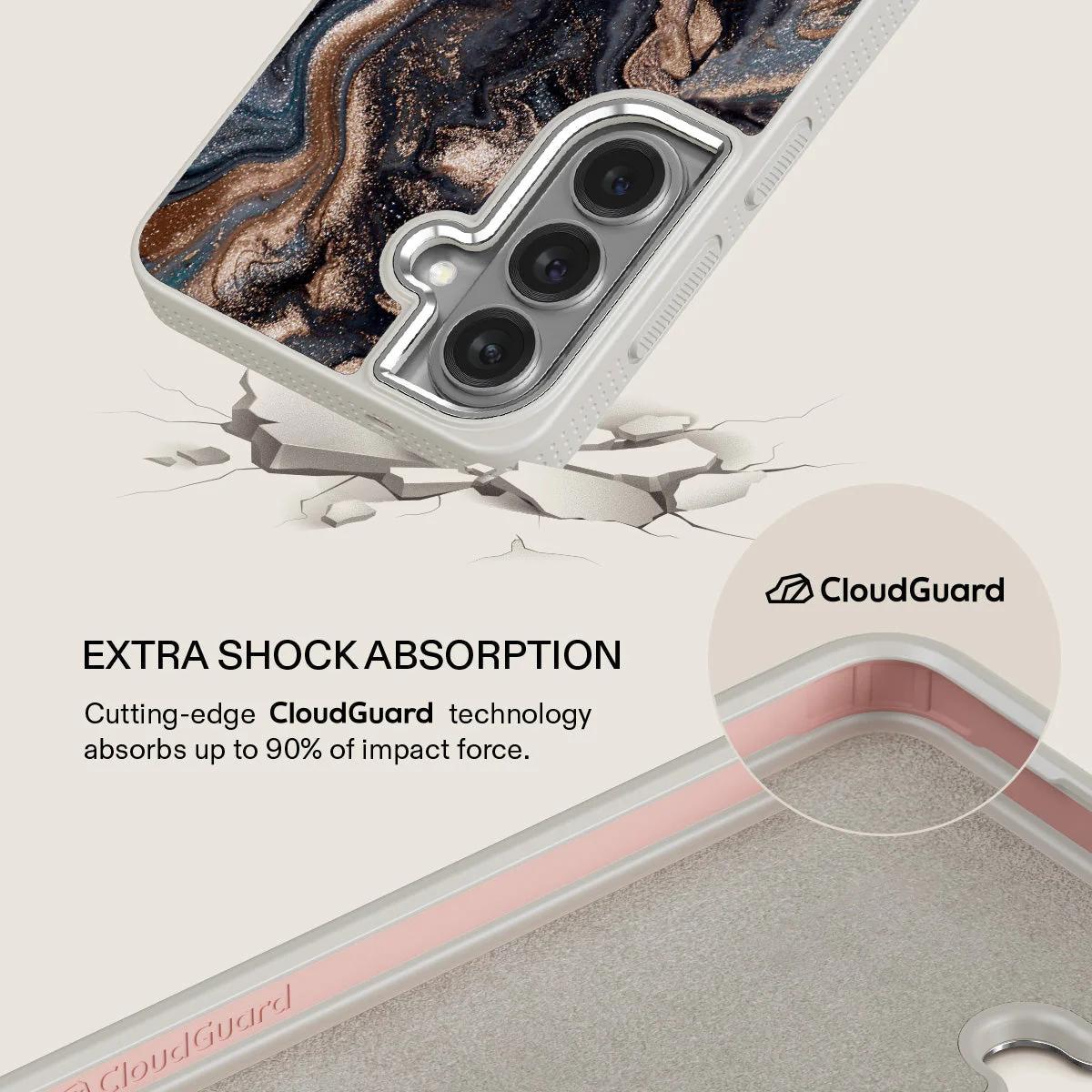 Enchanted Mirror - Marble Samsung Galaxy S26 Plus Case - Image 35
