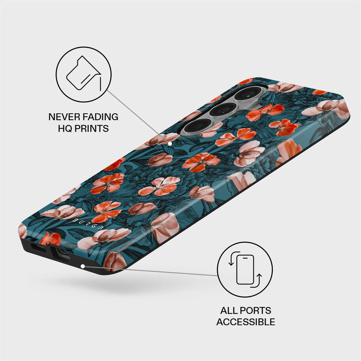 No Rain No Flowers - Samsung Galaxy S26 Case - Image 3