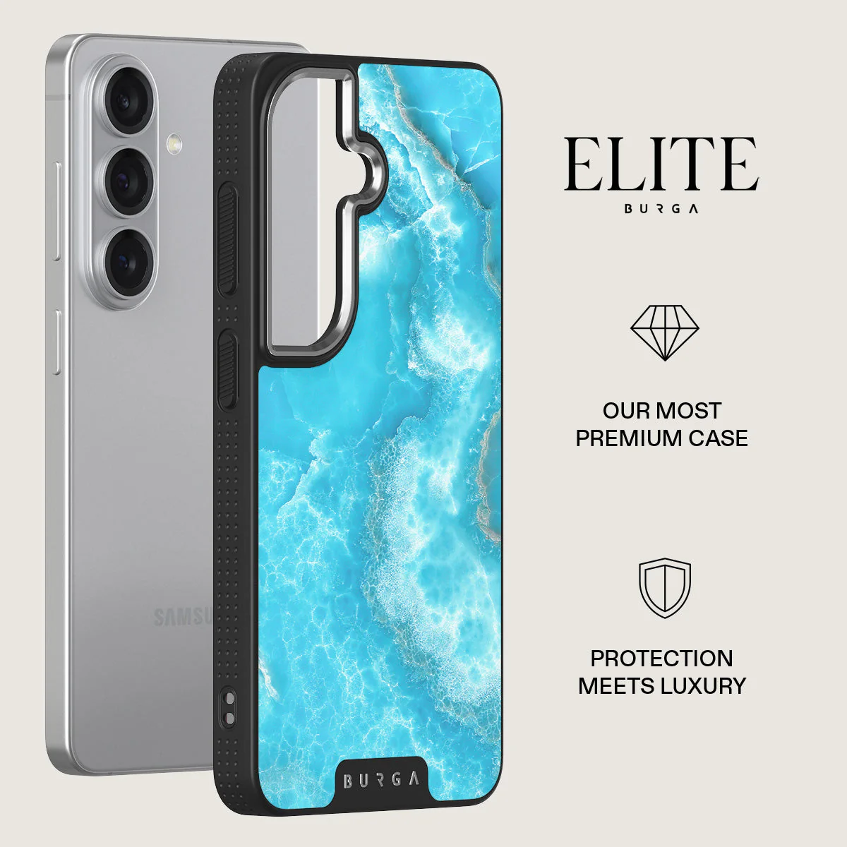 Ocean Waves - Blue Samsung Galaxy S26 Case - Image 20