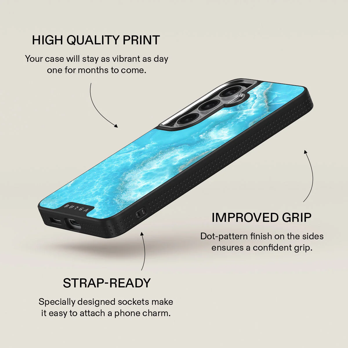 Ocean Waves - Blue Samsung Galaxy S26 Case - Image 23