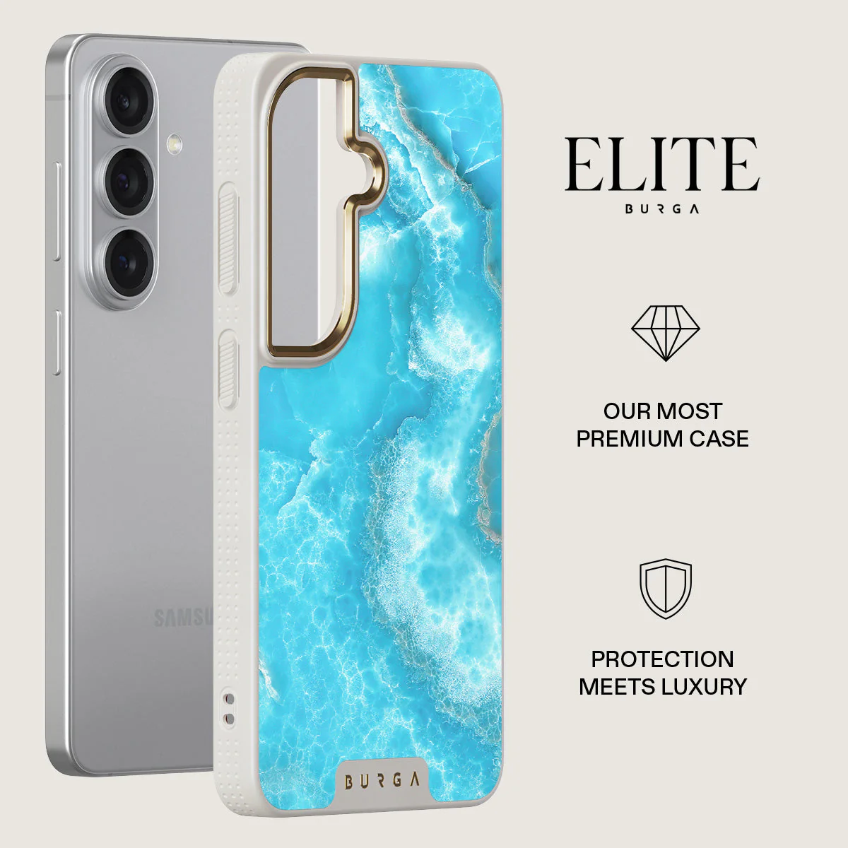 Ocean Waves - Blue Samsung Galaxy S26 Case - Image 27