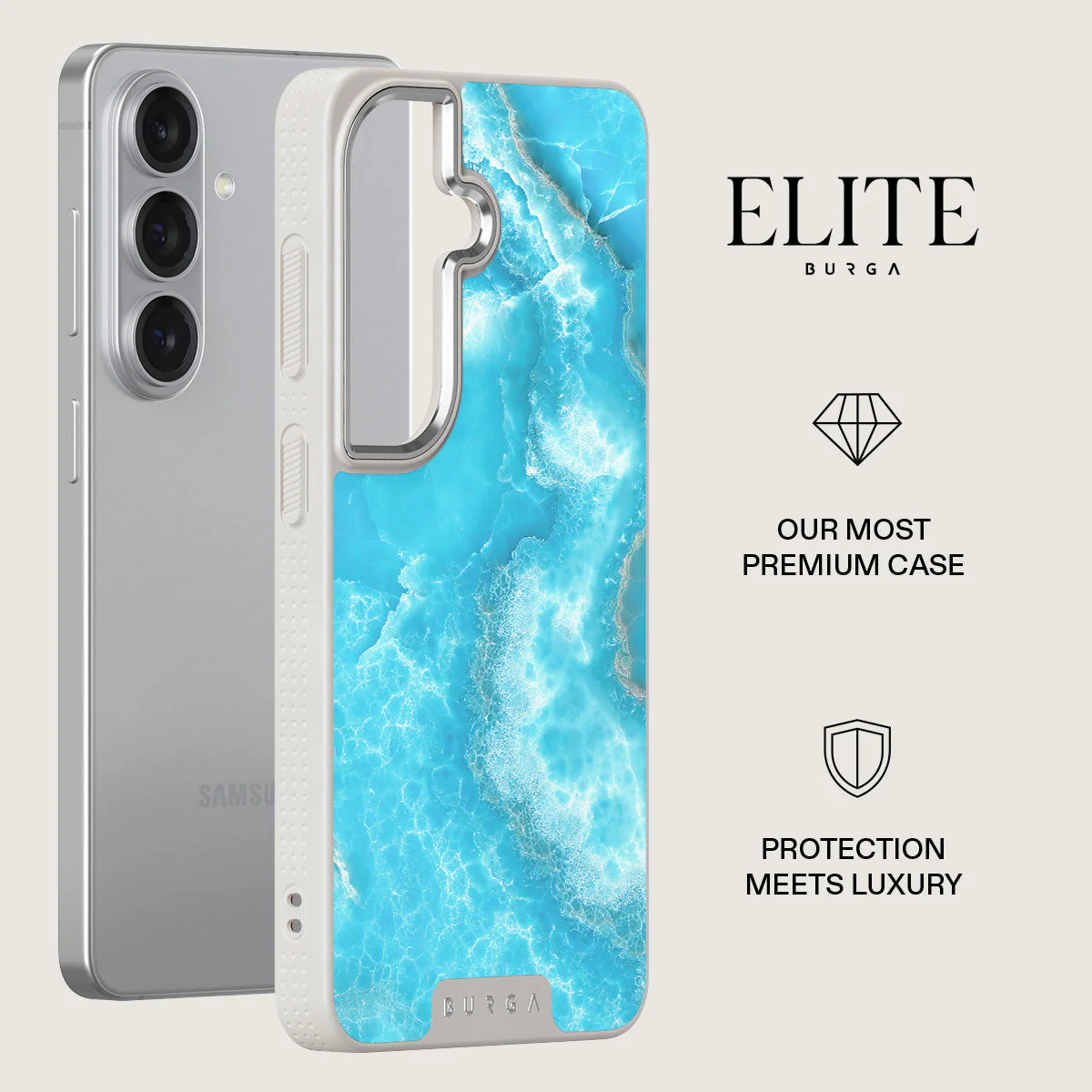 Ocean Waves - Blue Samsung Galaxy S26 Case - Image 34