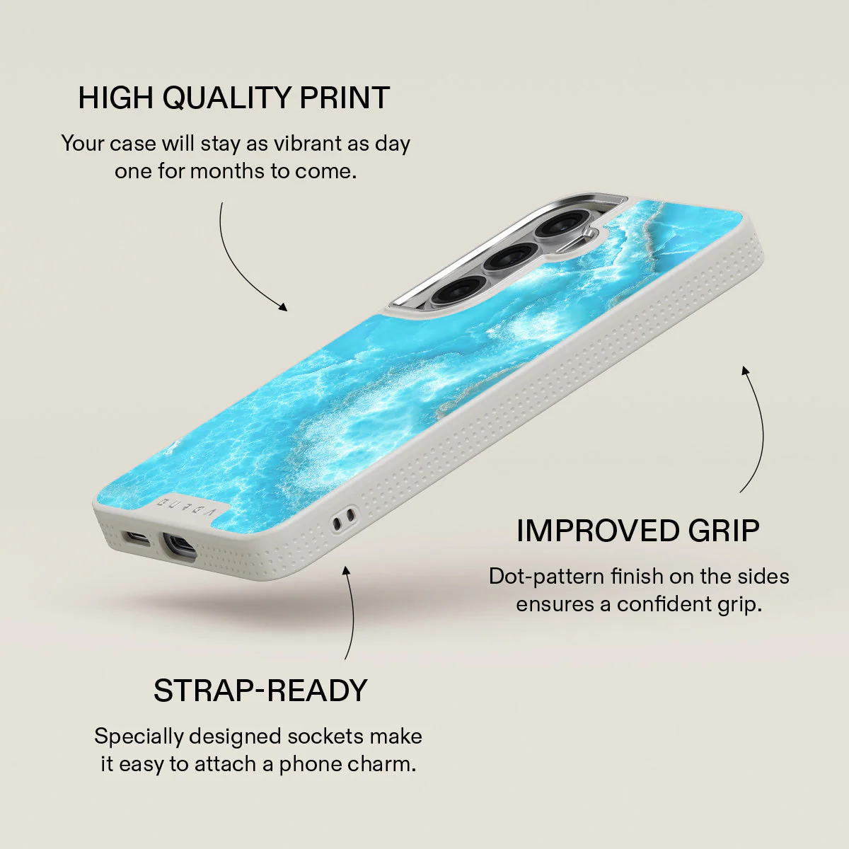 Ocean Waves - Blue Samsung Galaxy S26 Case - Image 37