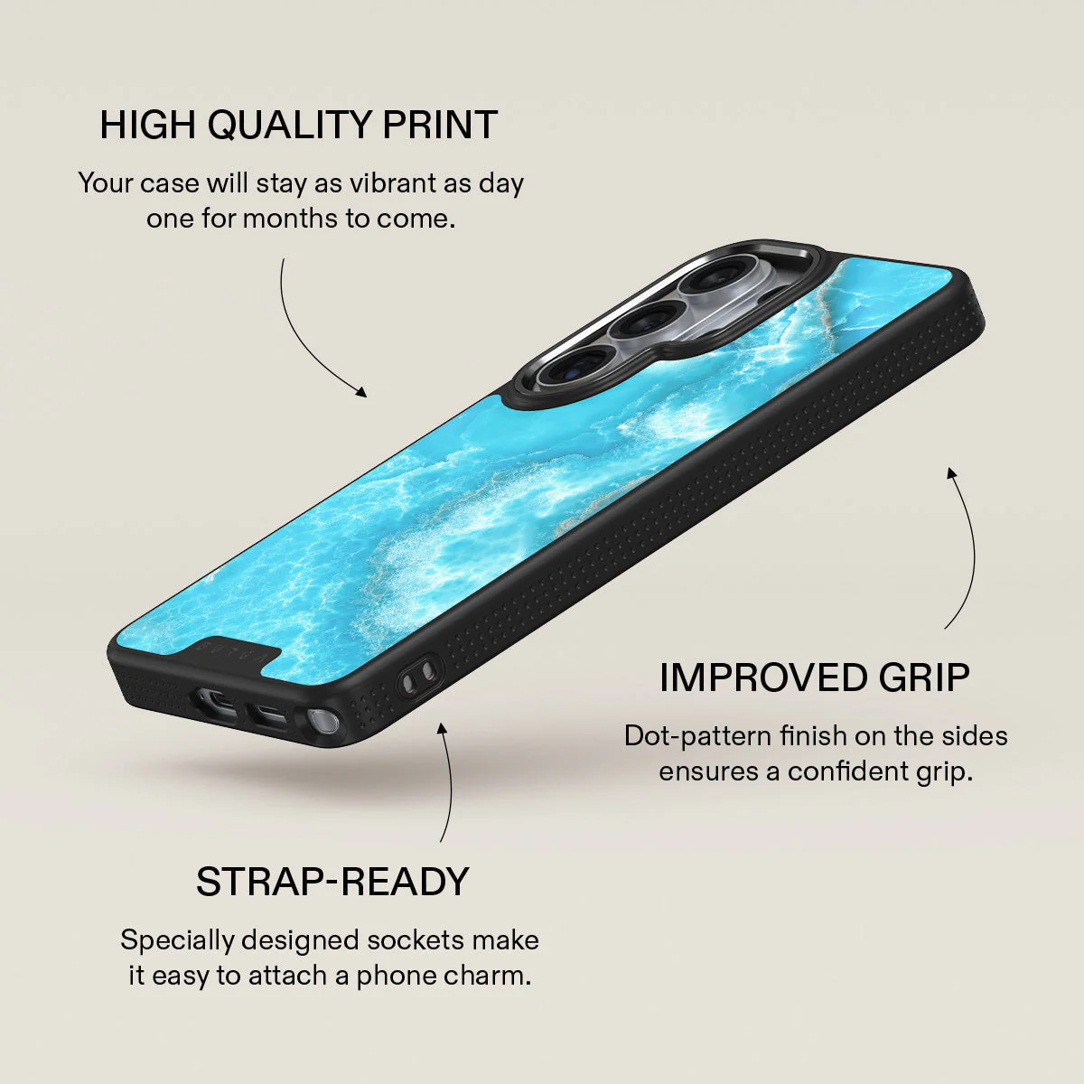 Ocean Waves - Blue Samsung Galaxy S26 Ultra Case - Image 16