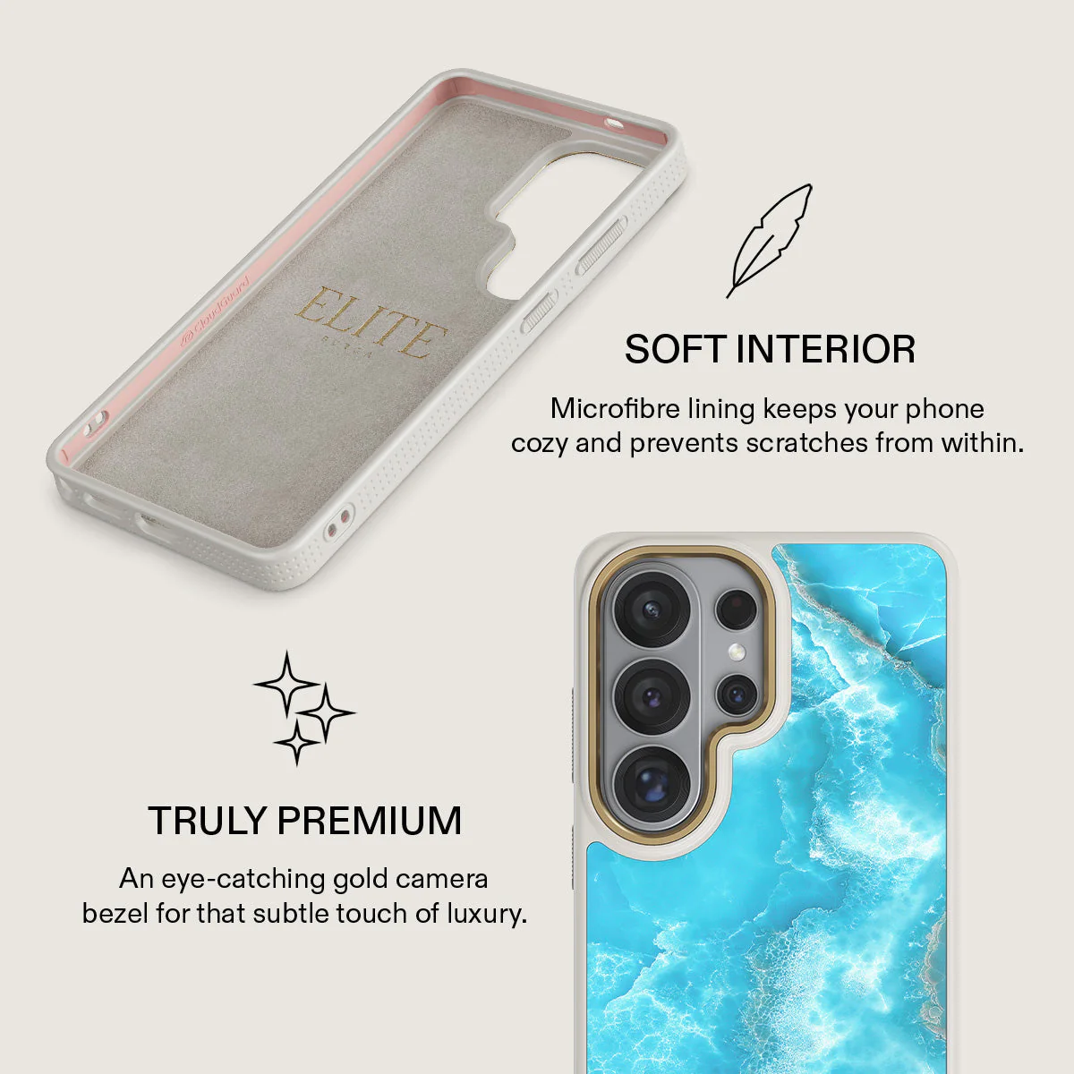 Ocean Waves - Blue Samsung Galaxy S26 Ultra Case - Image 31
