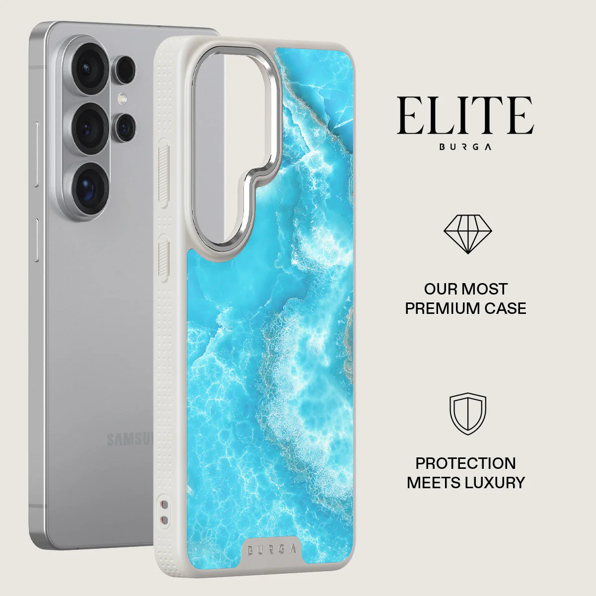 Ocean Waves - Blue Samsung Galaxy S26 Ultra Case - Image 34