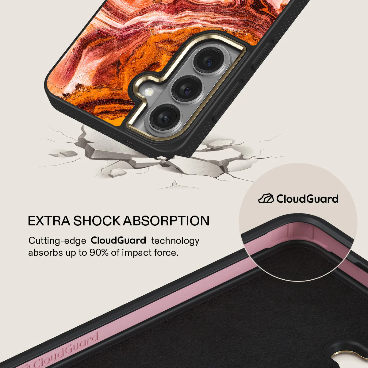 Pumpkin Spice - Orange Samsung Galaxy S26 Case - Image 7