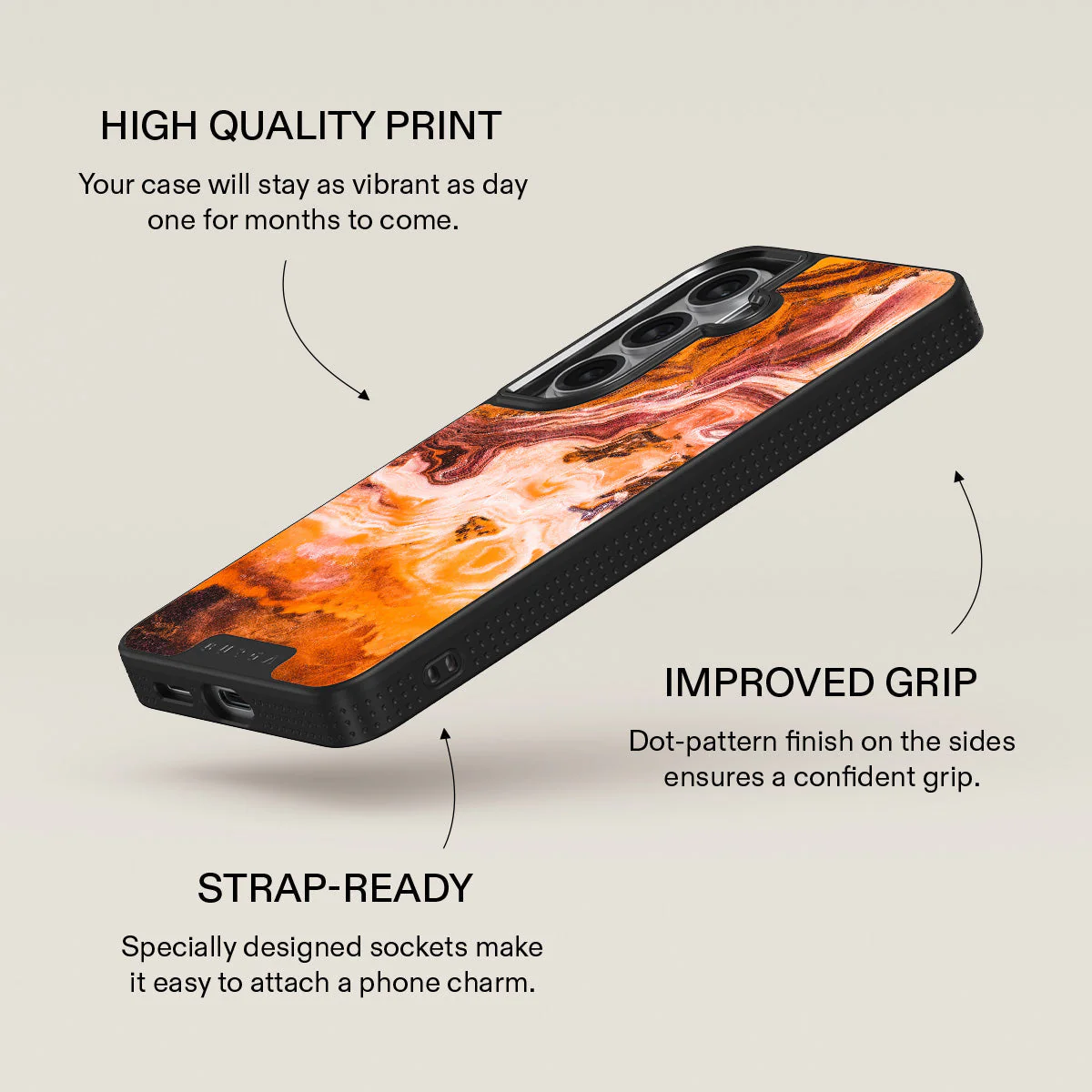 Pumpkin Spice - Orange Samsung Galaxy S26 Plus Case - Image 16