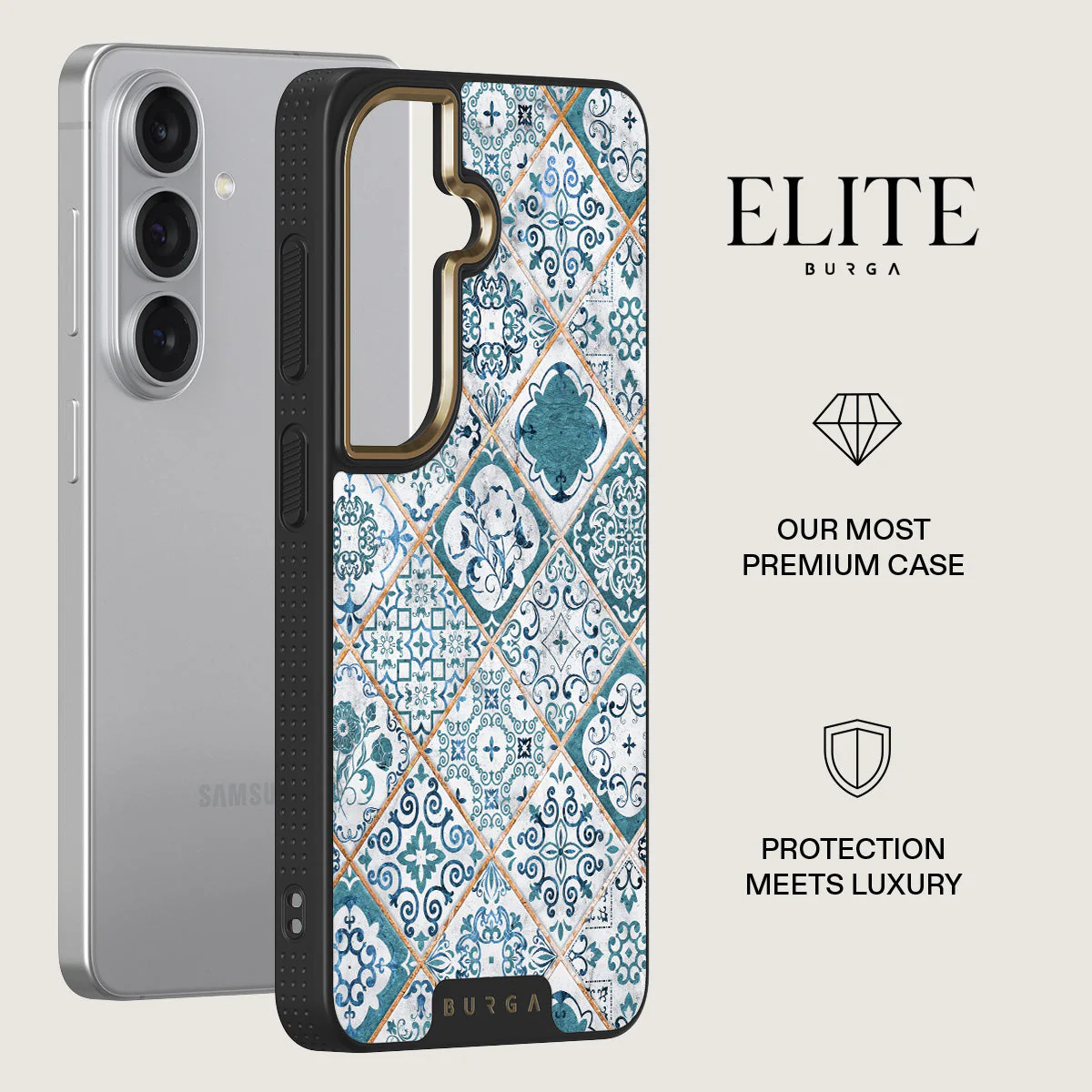 Tropical Oasis - Ornament Samsung Galaxy S26 Case - Image 6
