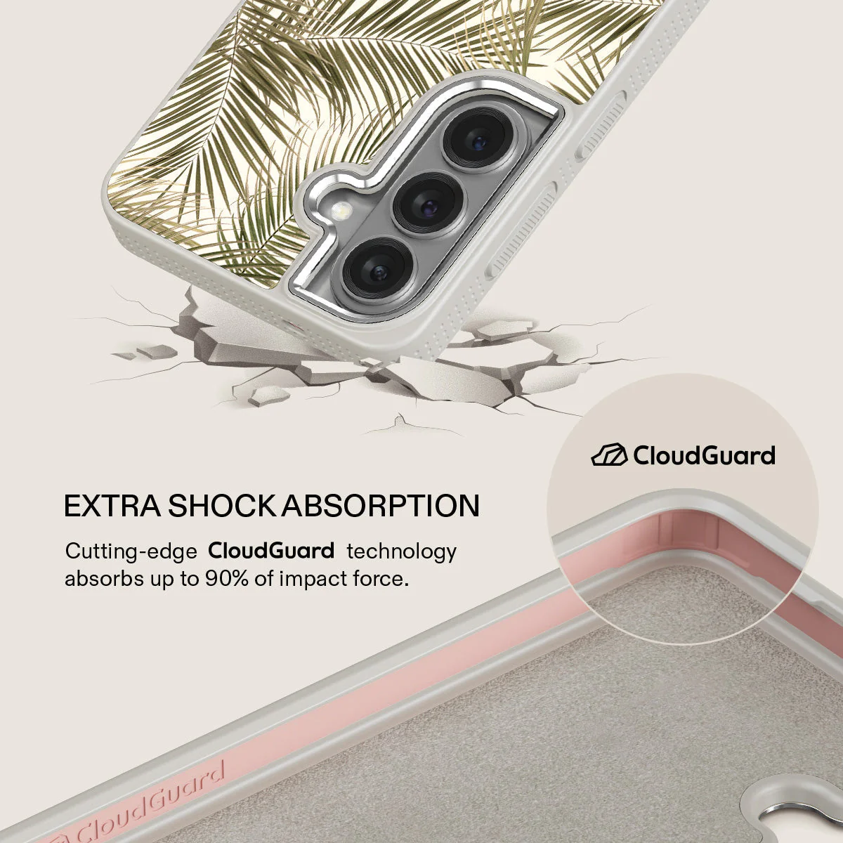 Happy Place - Palm Samsung Galaxy S26 Case - Image 35