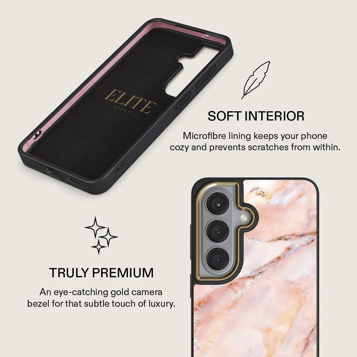Morning Sunshine - Pastel Marble Samsung Galaxy S26 Plus Case - Image 10