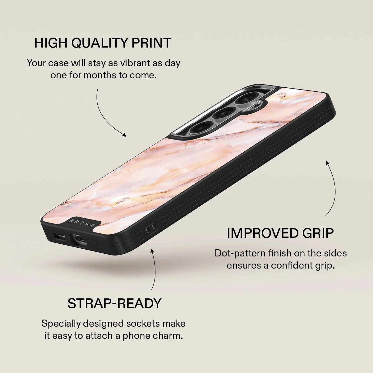 Morning Sunshine - Pastel Marble Samsung Galaxy S26 Plus Case - Image 23