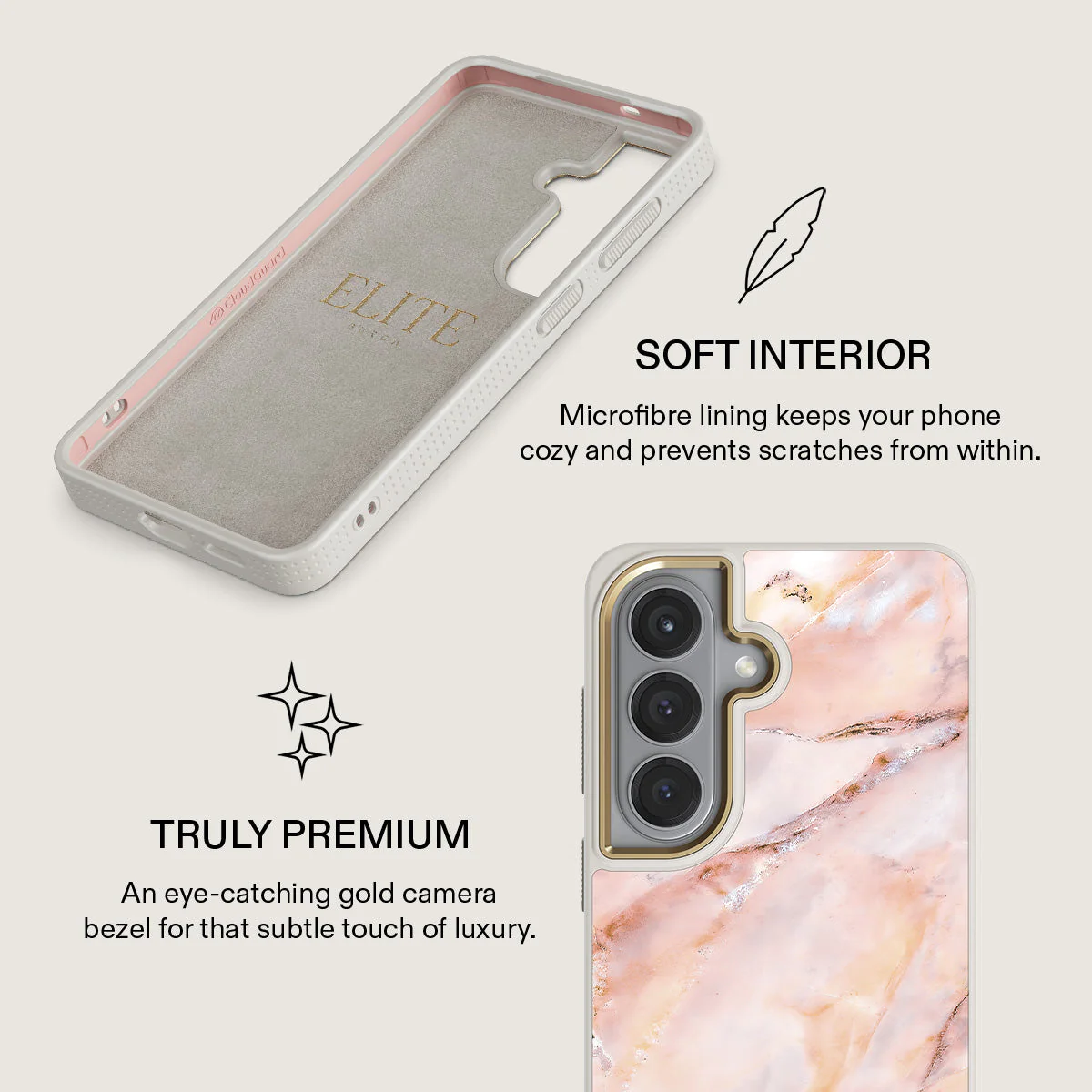 Morning Sunshine - Pastel Marble Samsung Galaxy S26 Plus Case - Image 31