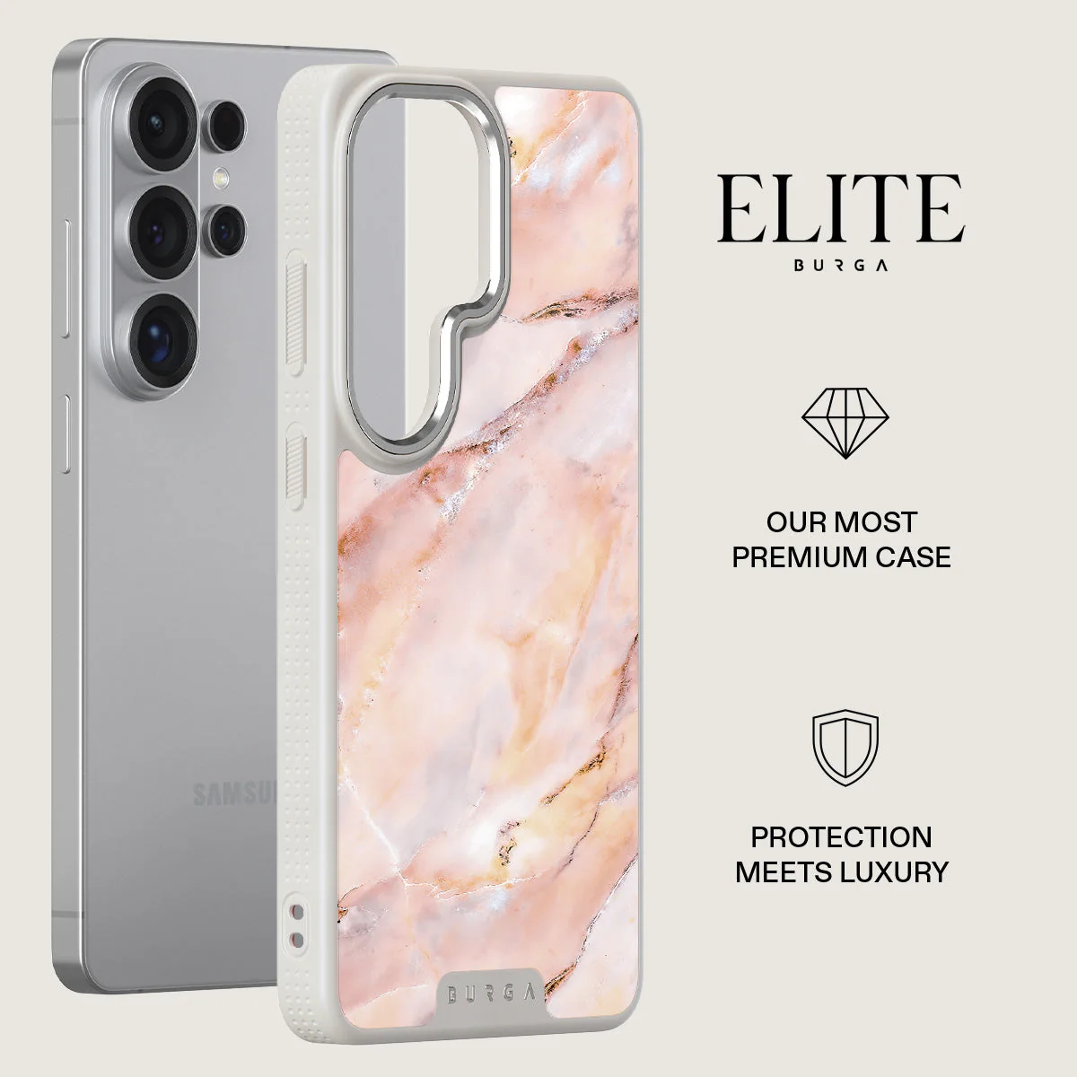Morning Sunshine - Pastel Marble Samsung Galaxy S26 Ultra Case - Image 34