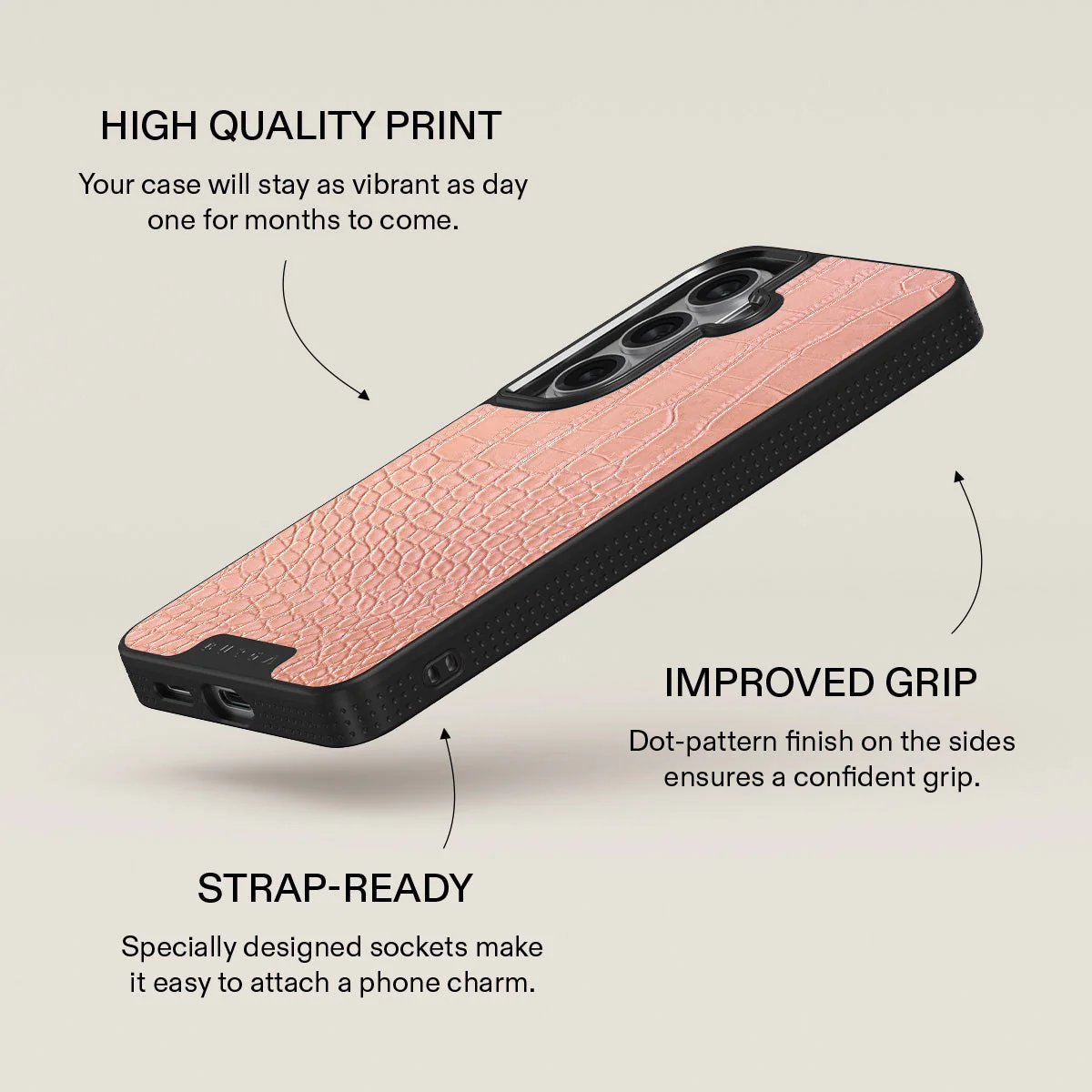 Pink Croco - Samsung Galaxy S26 Case - Image 16