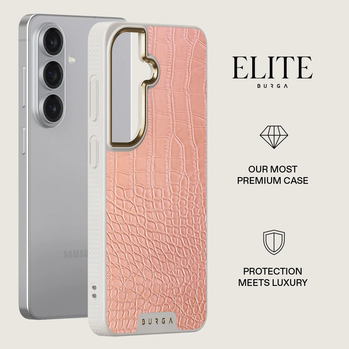 Pink Croco - Samsung Galaxy S26 Case - Image 27