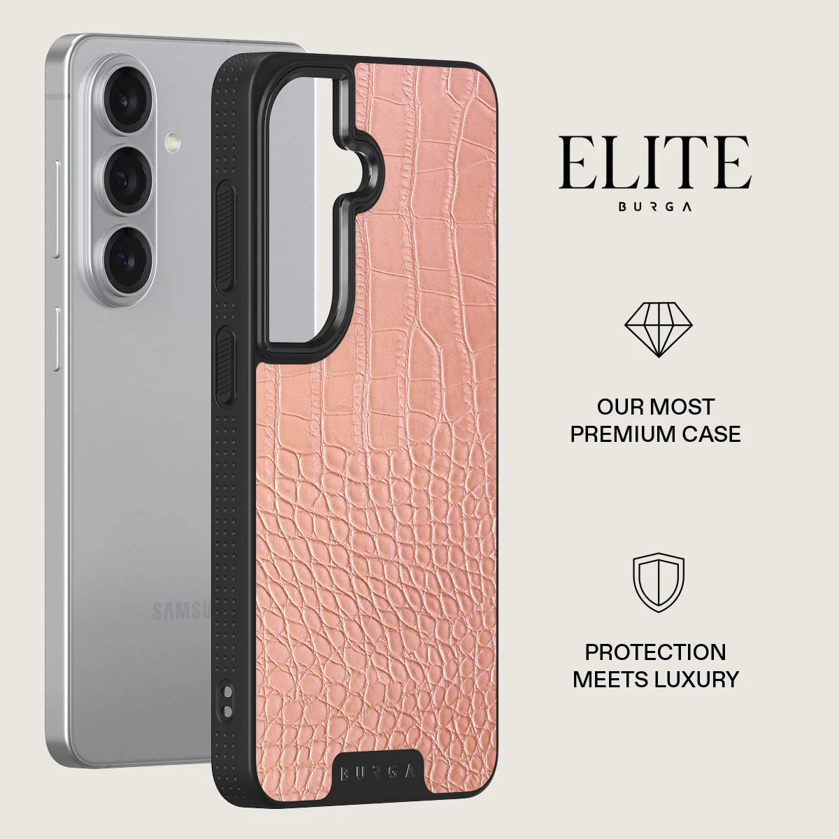 Pink Croco - Samsung Galaxy S26 Plus Case - Image 13