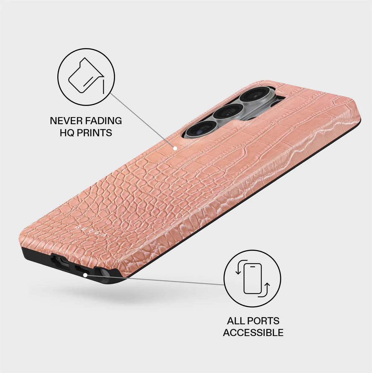 Pink Croco - Samsung Galaxy S26 Ultra Case - Image 3