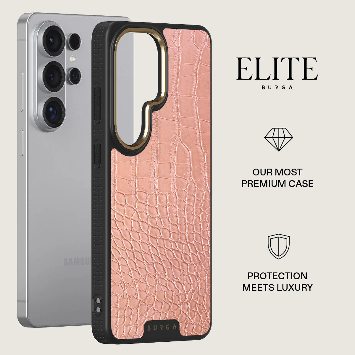 Pink Croco - Samsung Galaxy S26 Ultra Case - Image 6