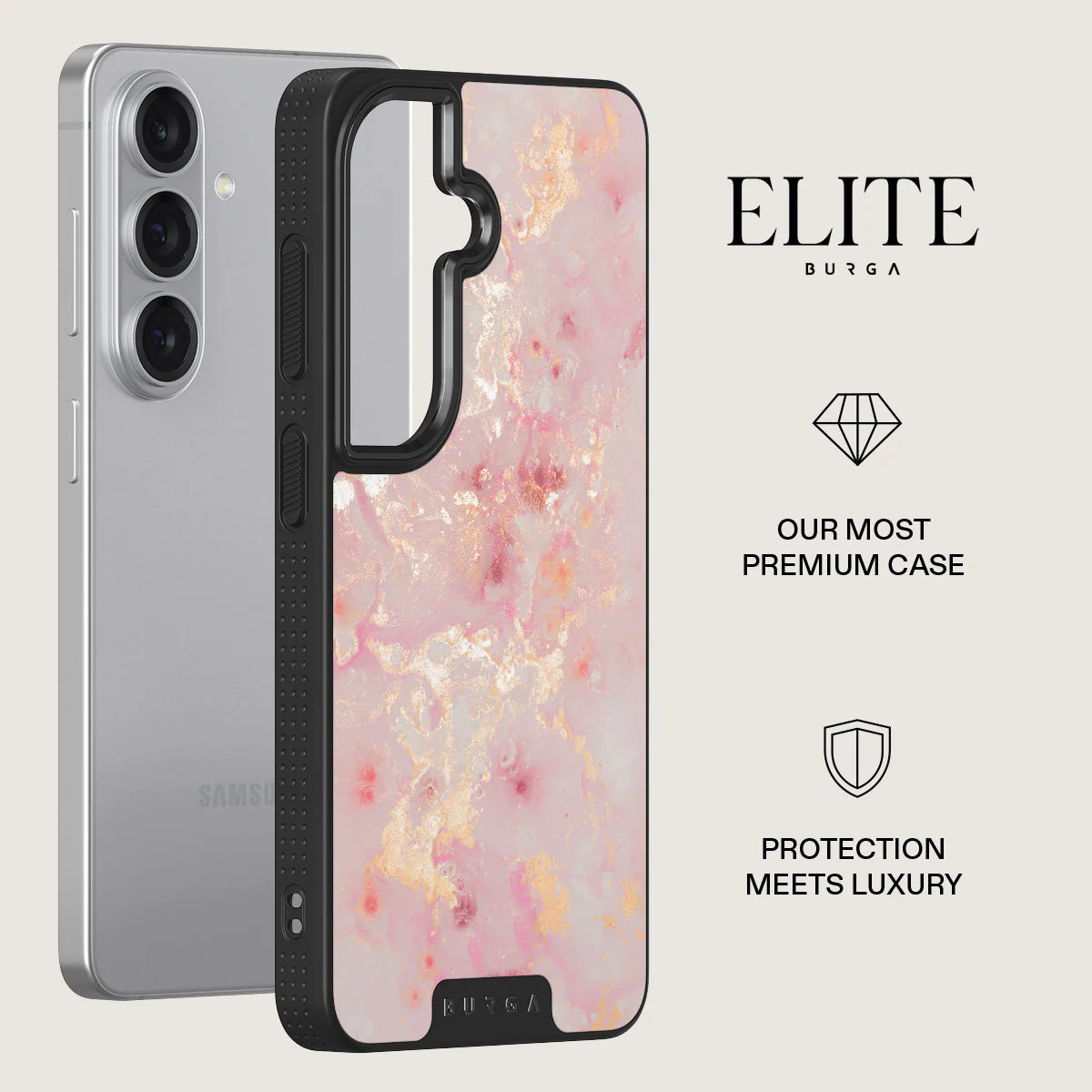 Golden Coral - Pink Samsung Galaxy S26 Plus Case - Image 13