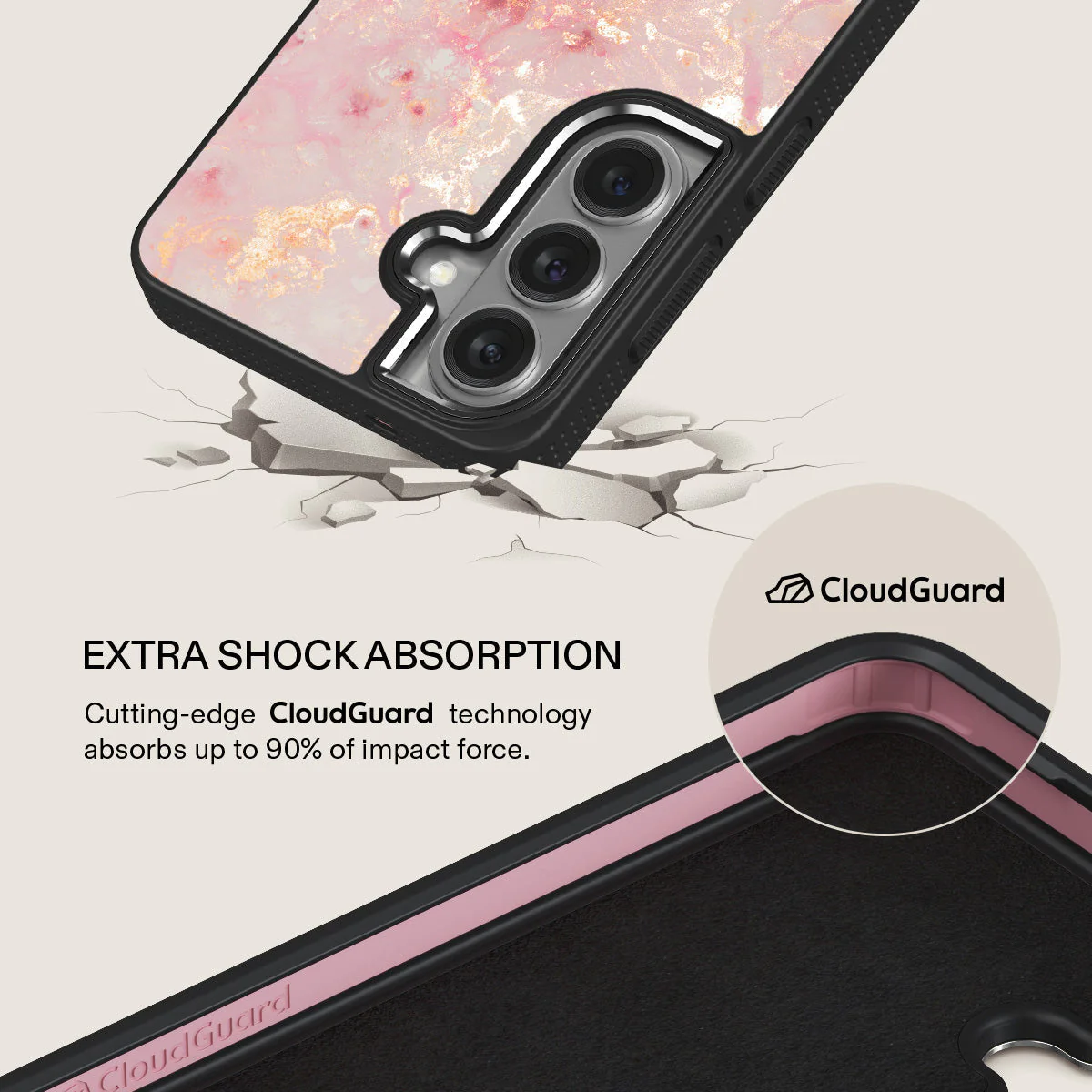Golden Coral - Pink Samsung Galaxy S26 Plus Case - Image 14