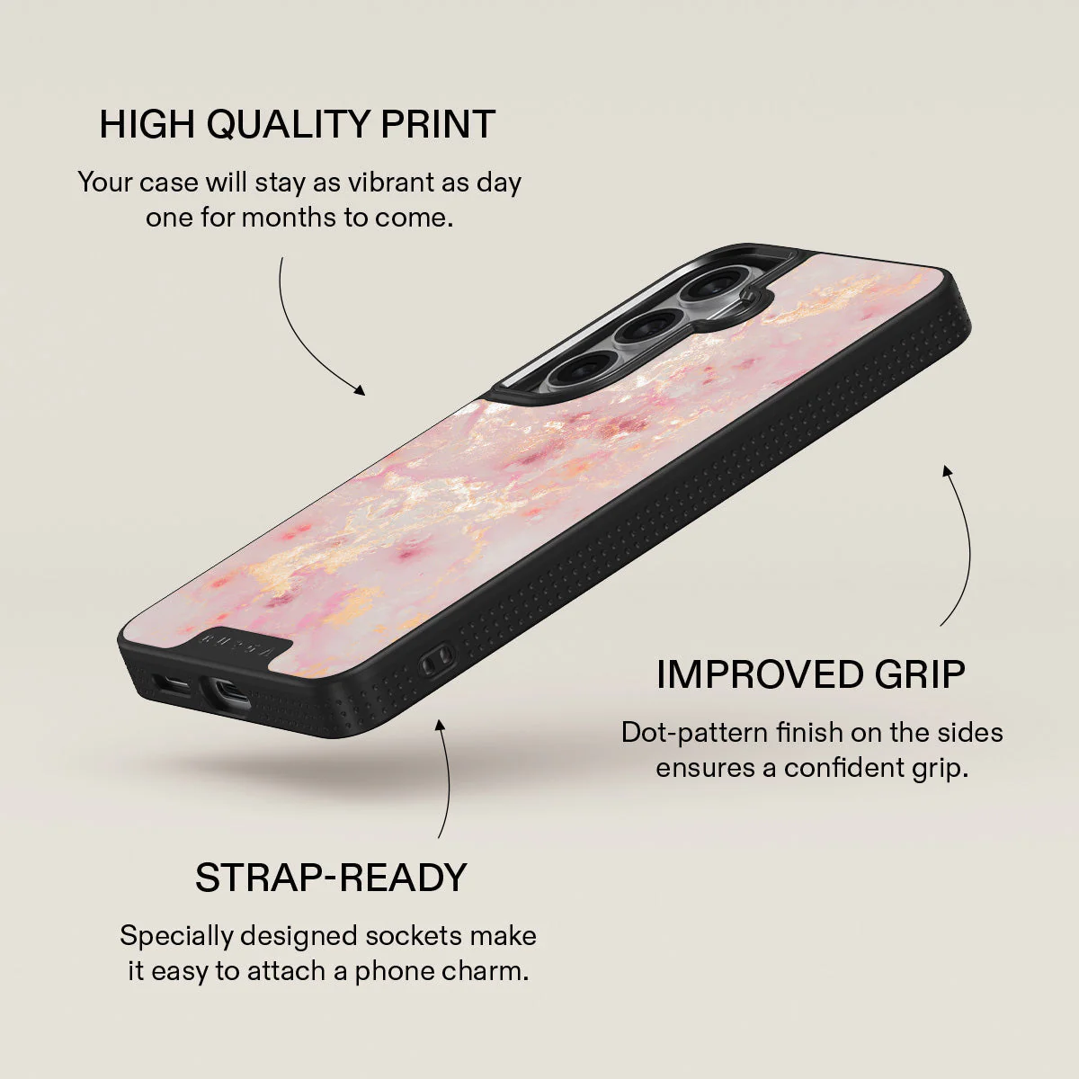 Golden Coral - Pink Samsung Galaxy S26 Plus Case - Image 16